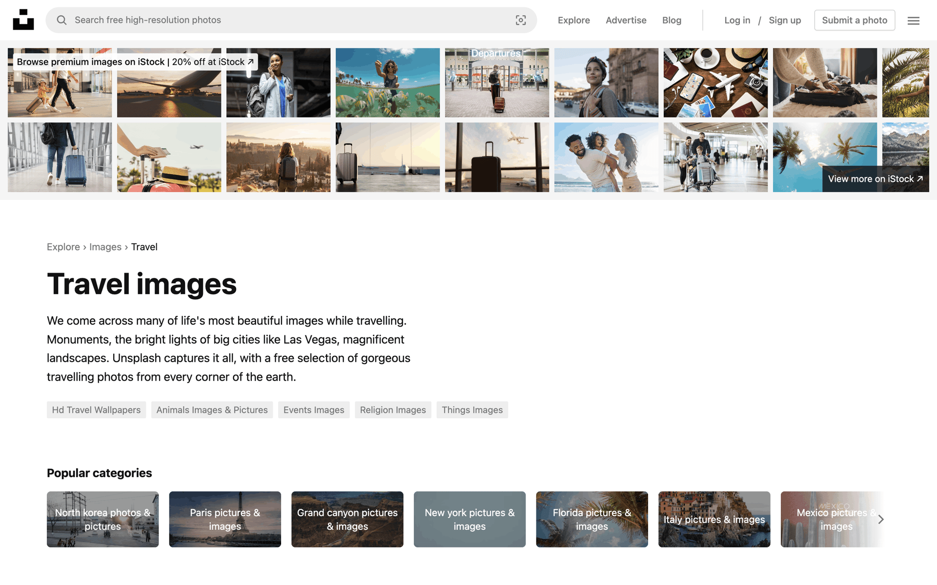 Unsplash Web Photo & Video interface screenshot 5