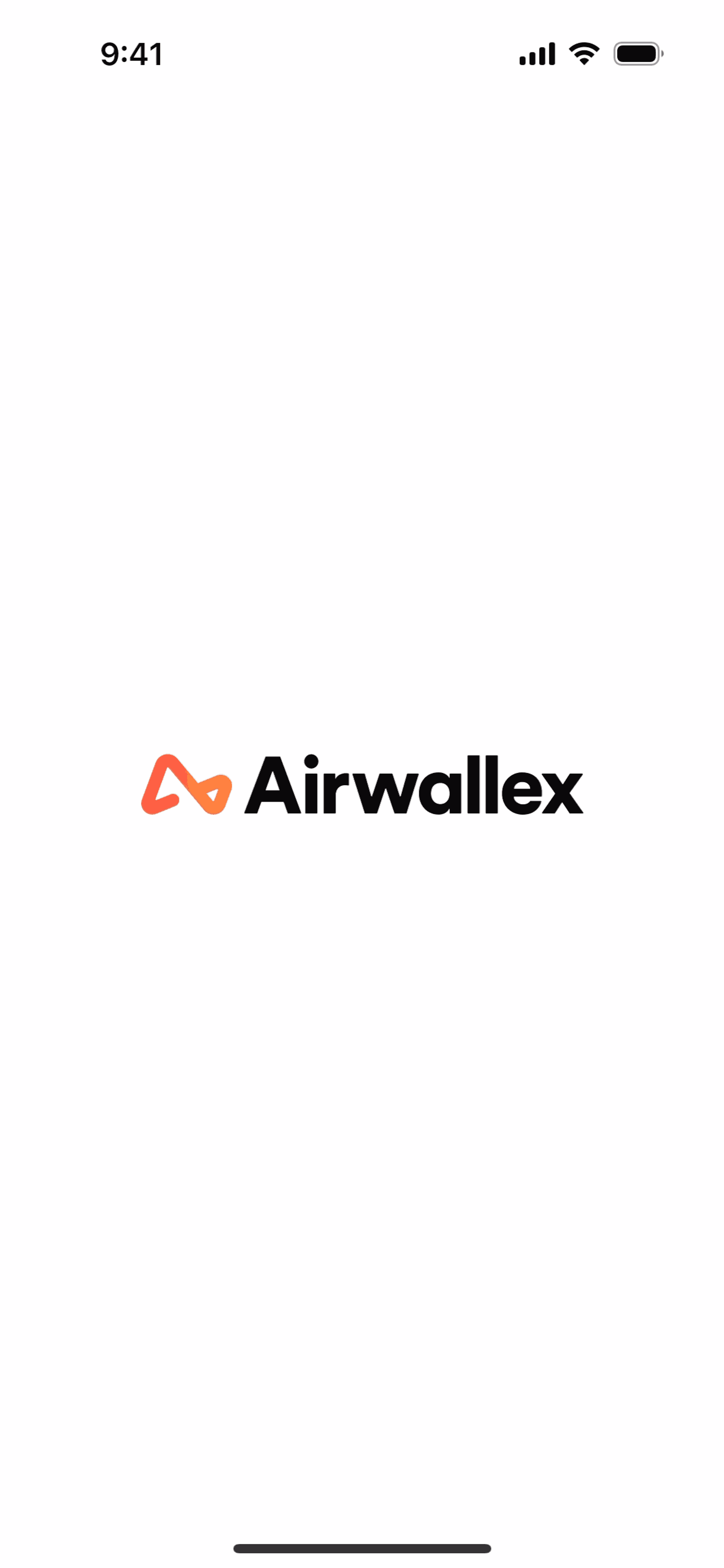Airwallex iOS Finance interface screenshot 1
