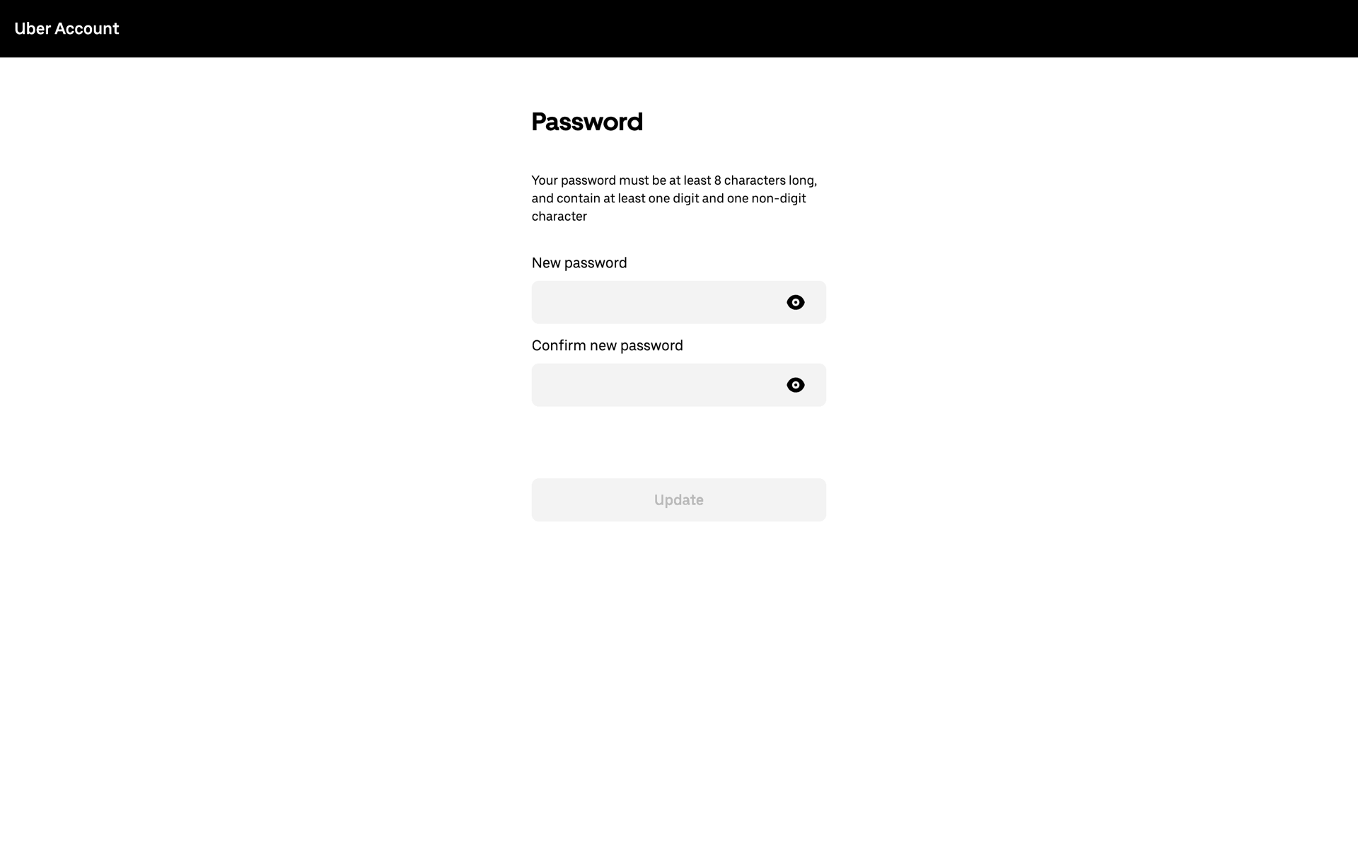 Uber Web Travel & Transportation interface screenshot 19