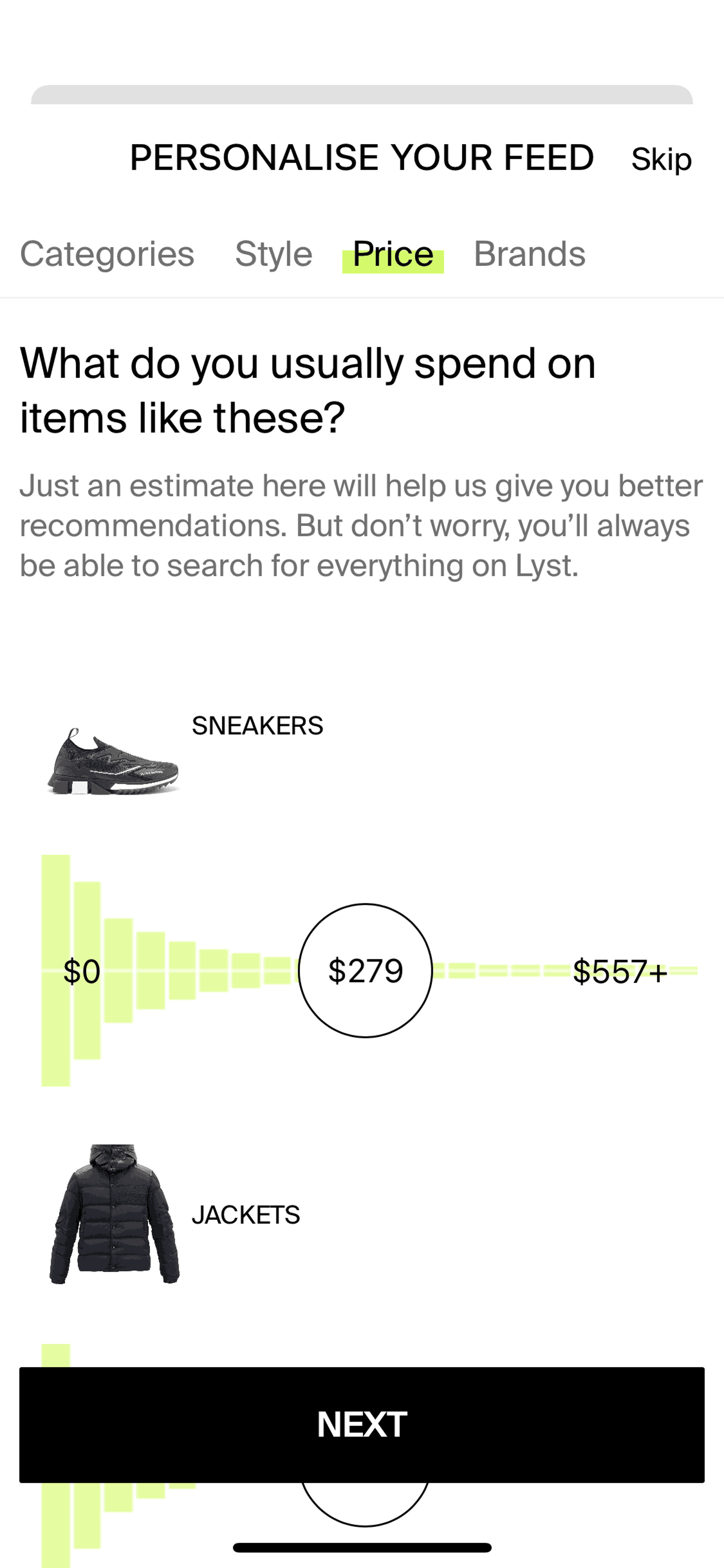 Lyst iOS Shopping interface screenshot 11
