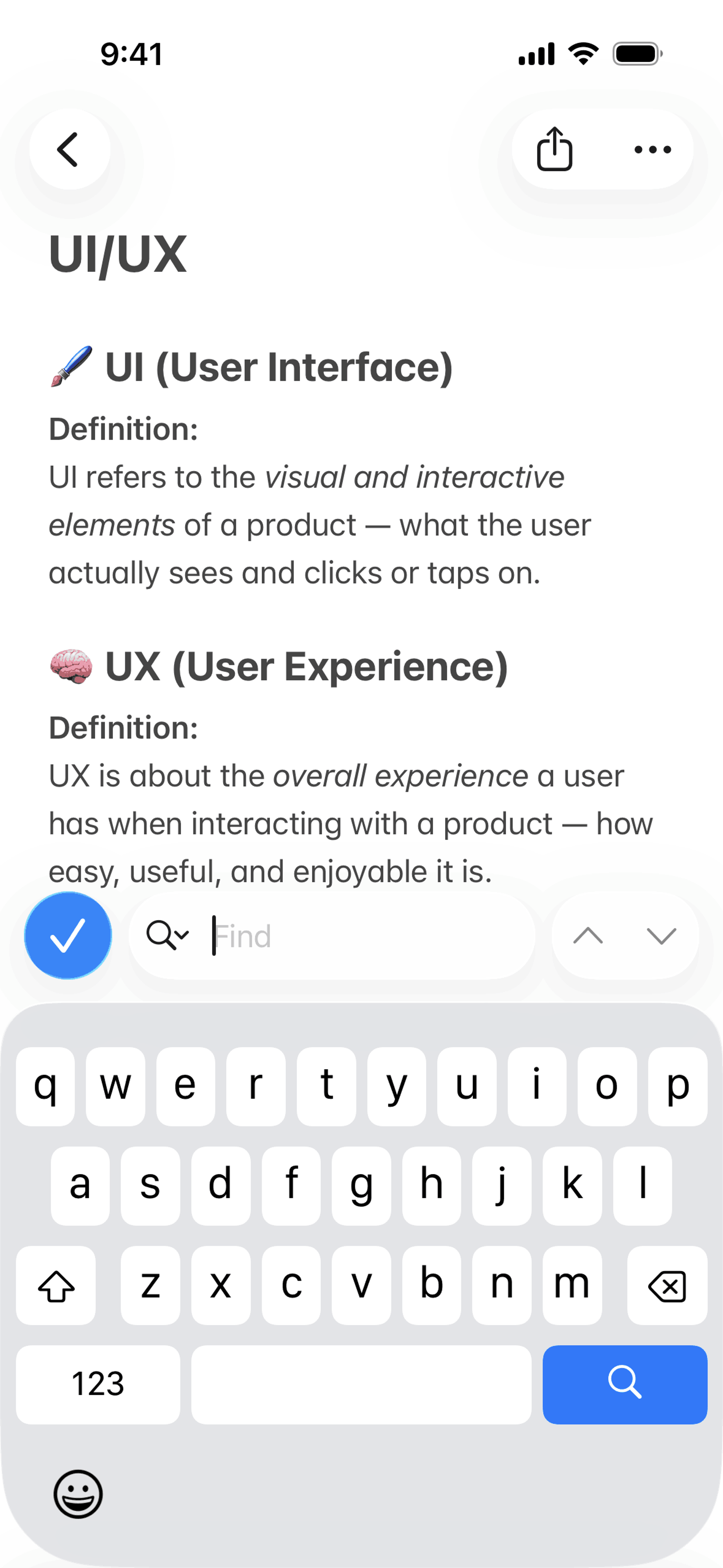 Apple Notes iOS Productivity interface screenshot 5