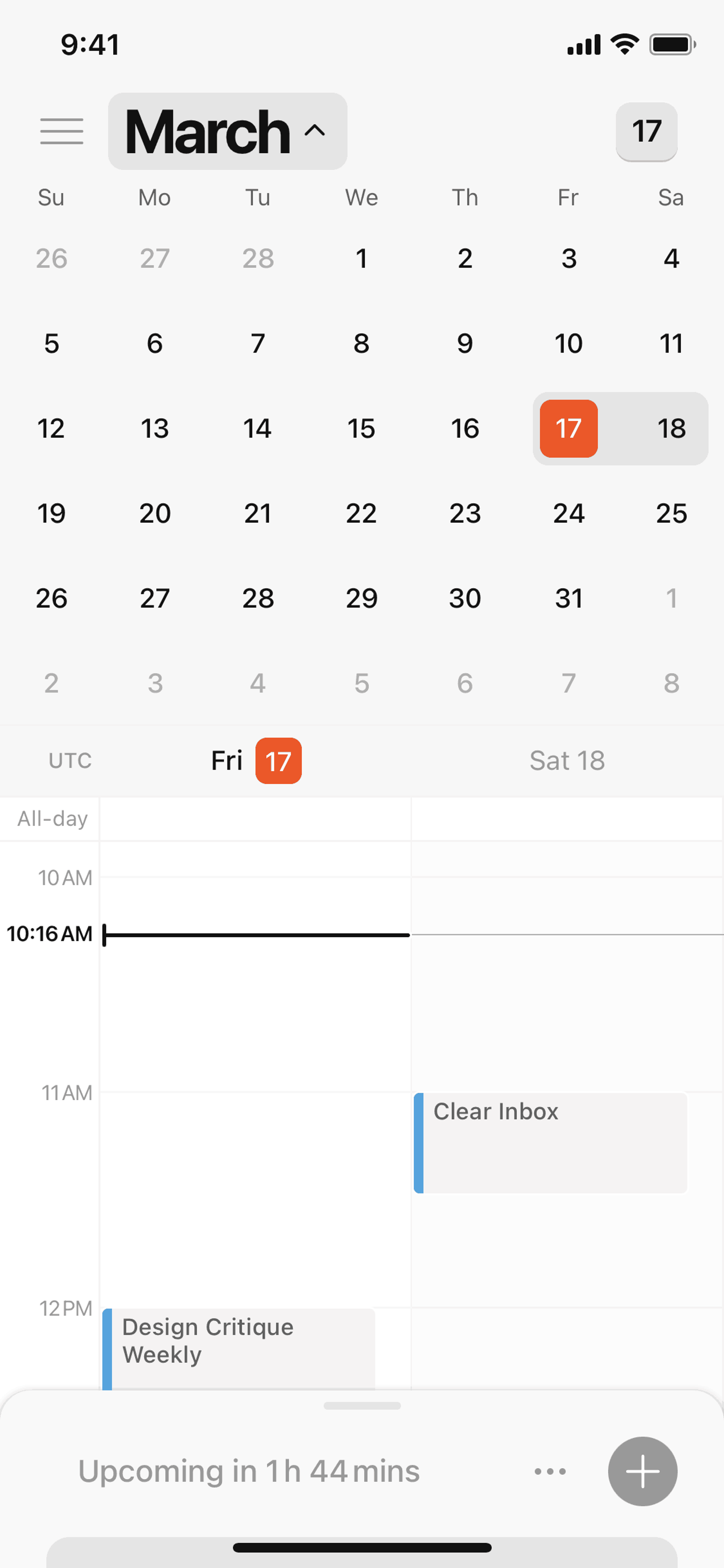 Cron Calendar iOS Productivity interface screenshot 12