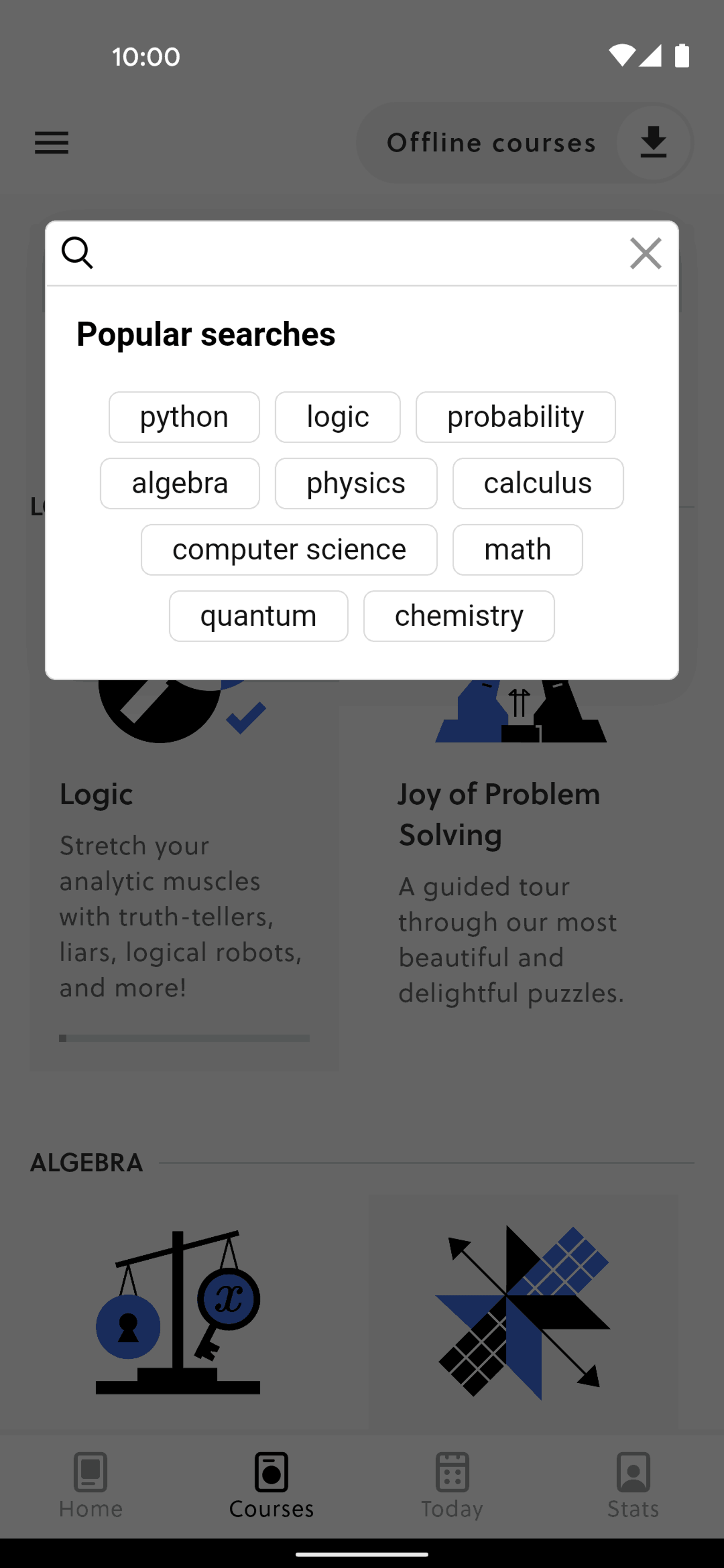 Brilliant Android Education interface screenshot 22