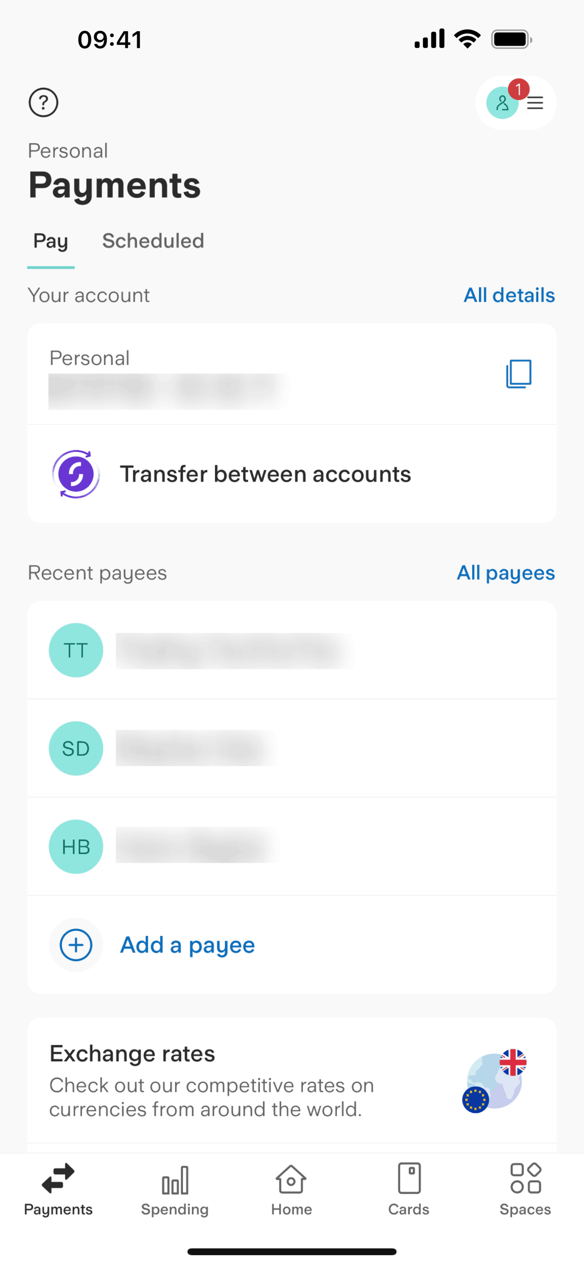 Starling Bank iOS Finance interface screenshot 8