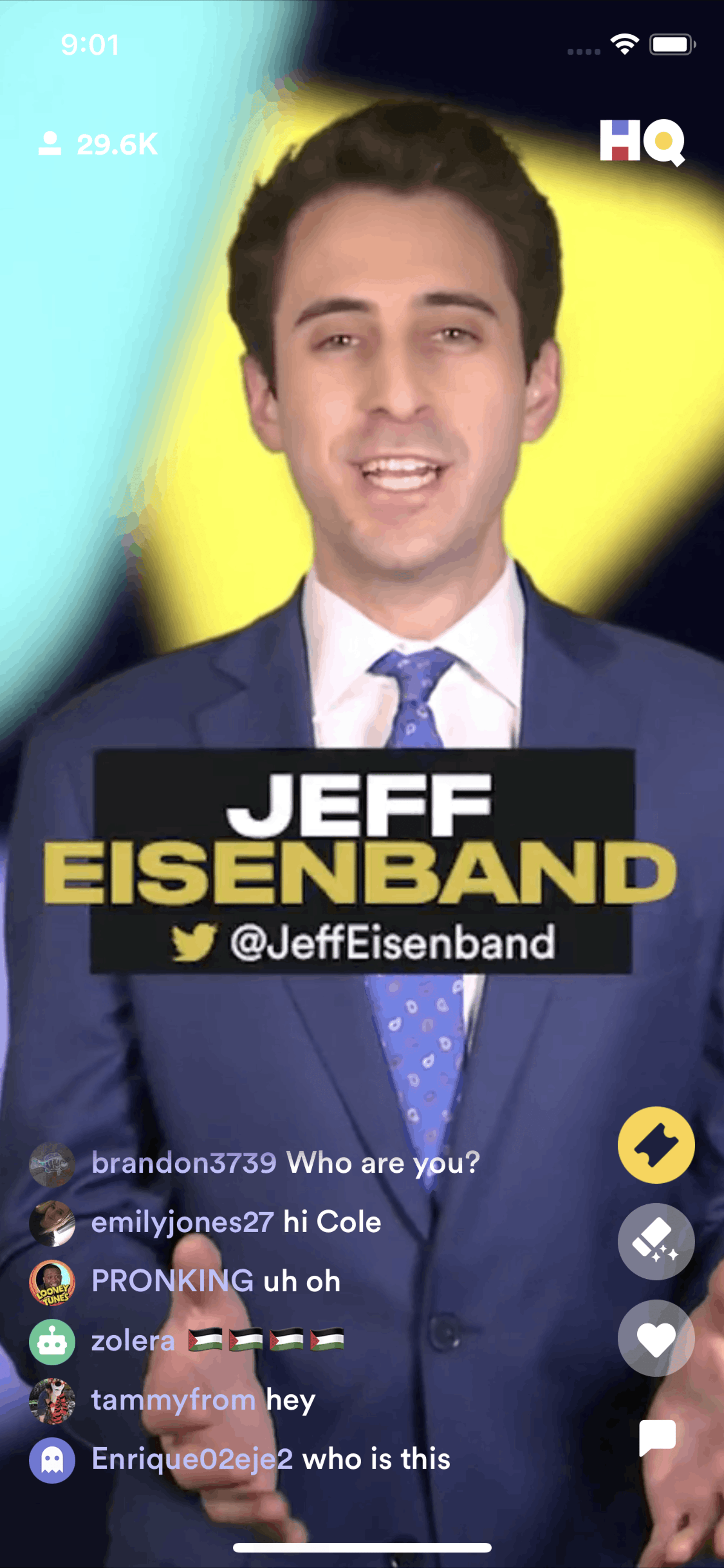 HQ Trivia iOS Entertainment interface screenshot 24