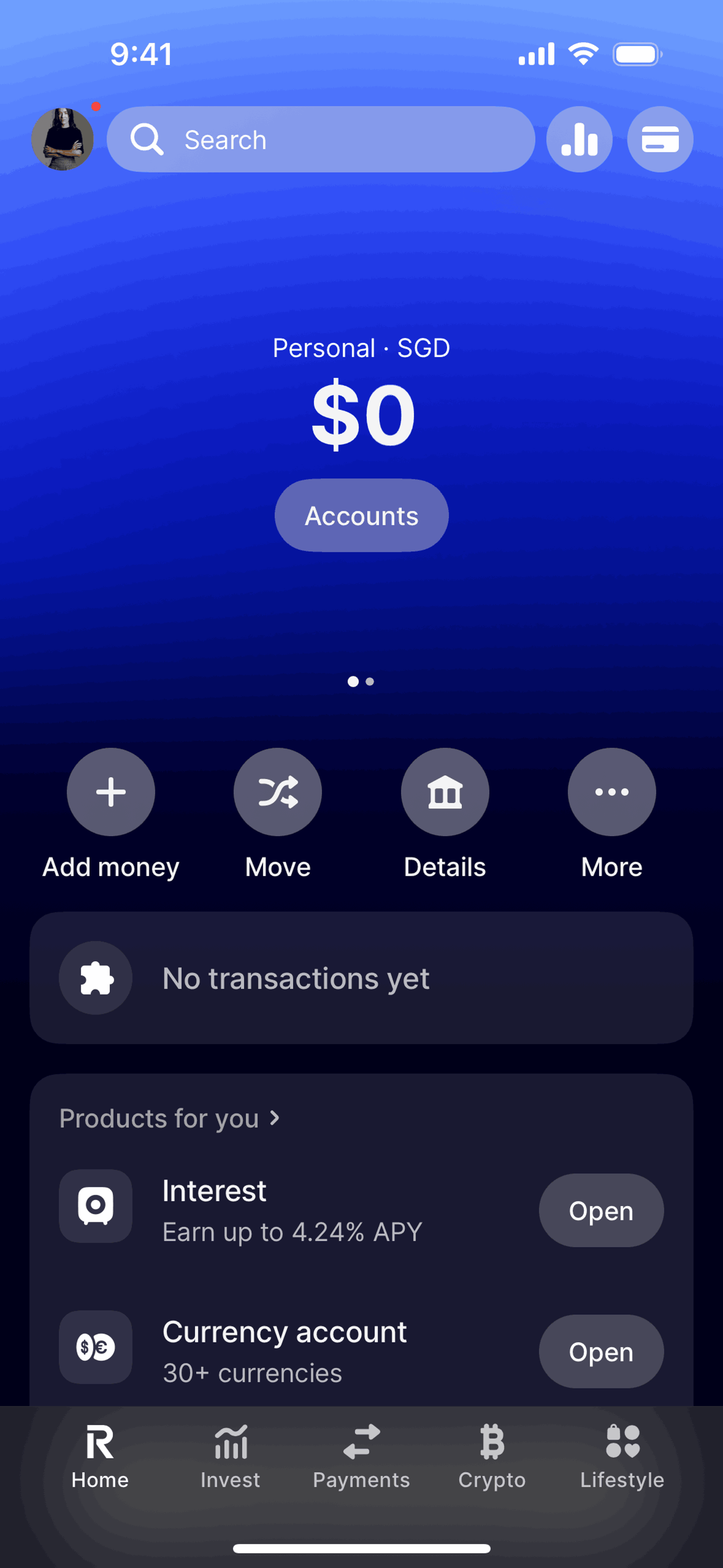Revolut iOS Finance interface screenshot 11