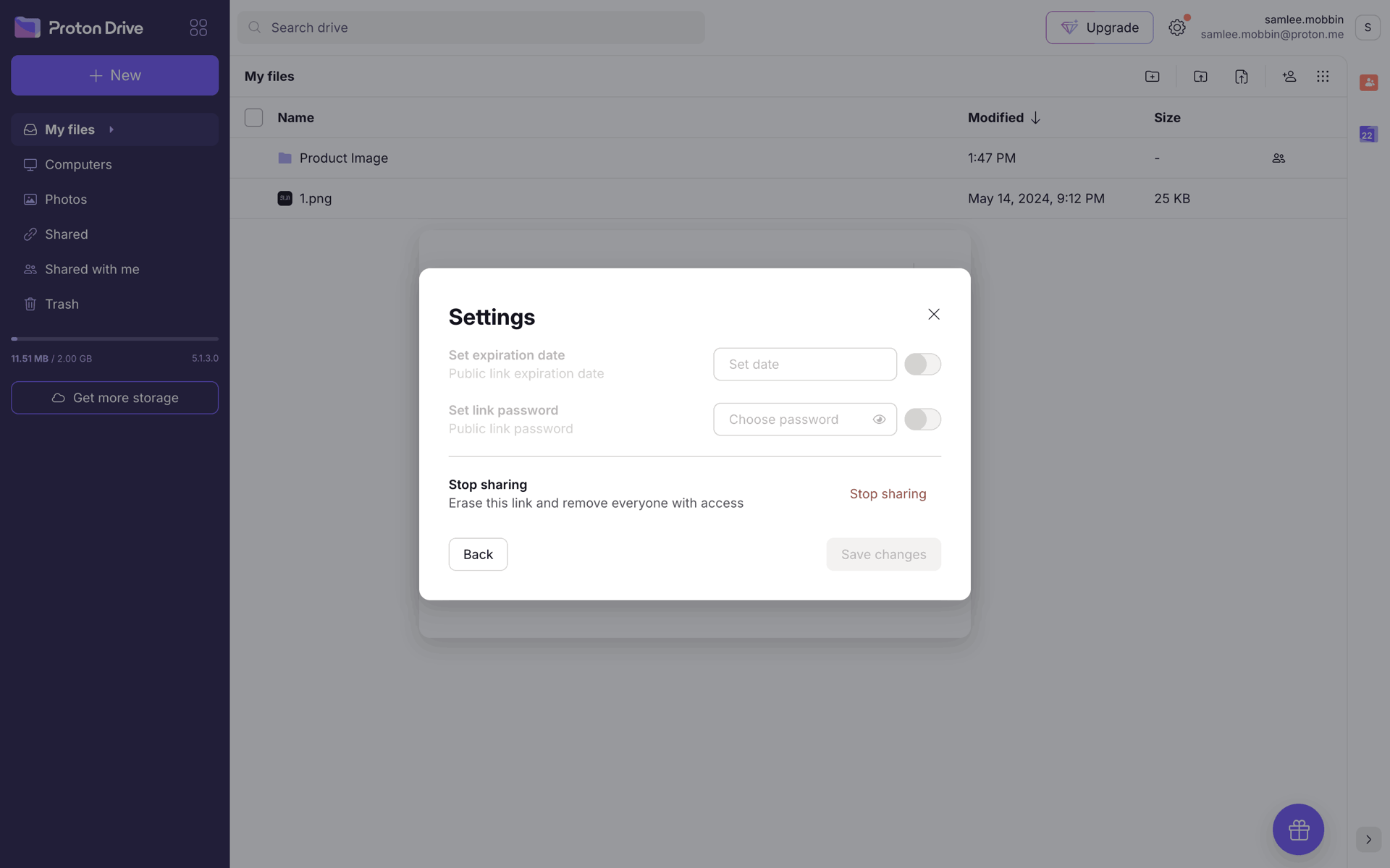 Proton Web Utilities interface screenshot 19
