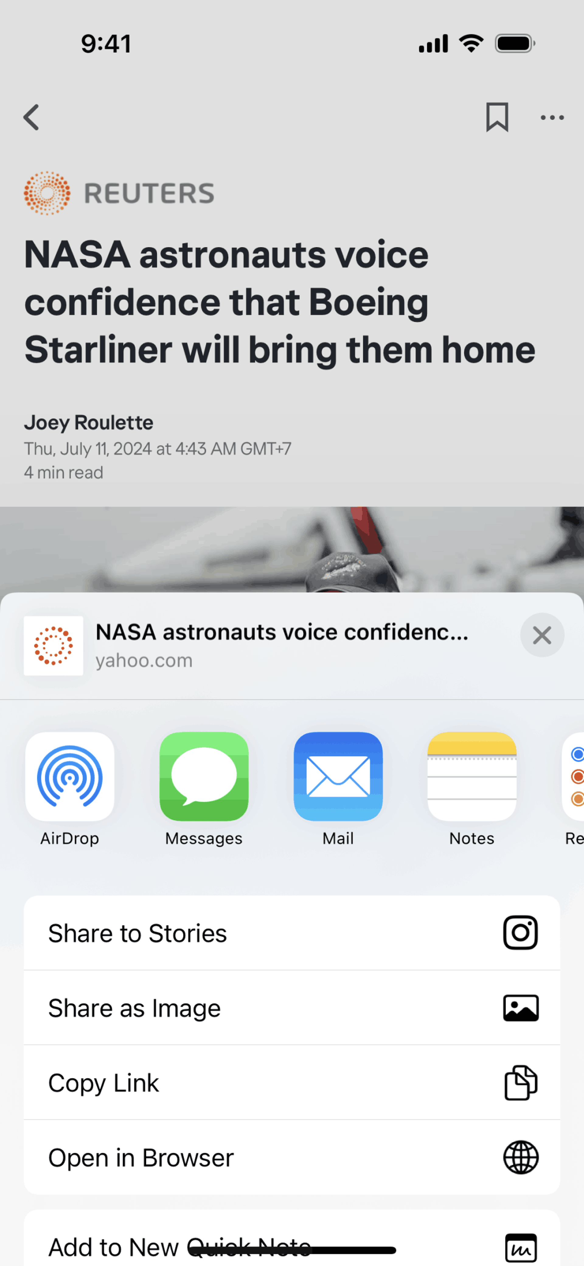 Yahoo News iOS News interface screenshot 8