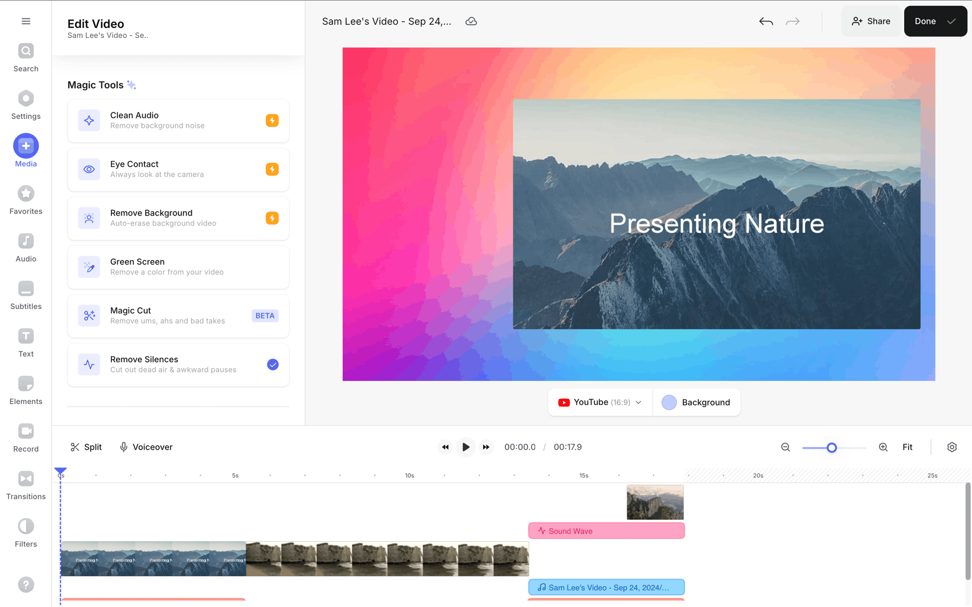 VEED Web Photo & Video interface screenshot 2