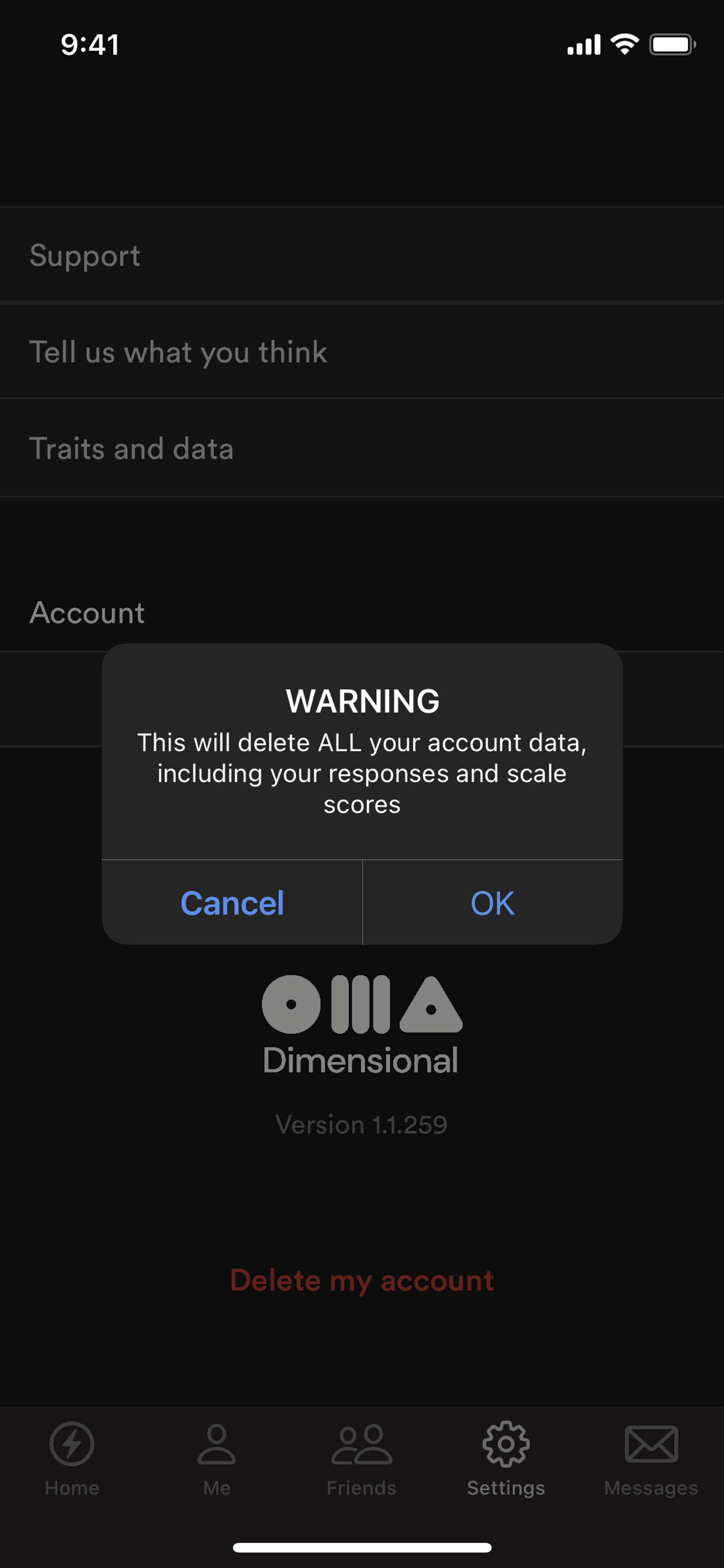 Dimensional iOS Social Networking interface screenshot 23