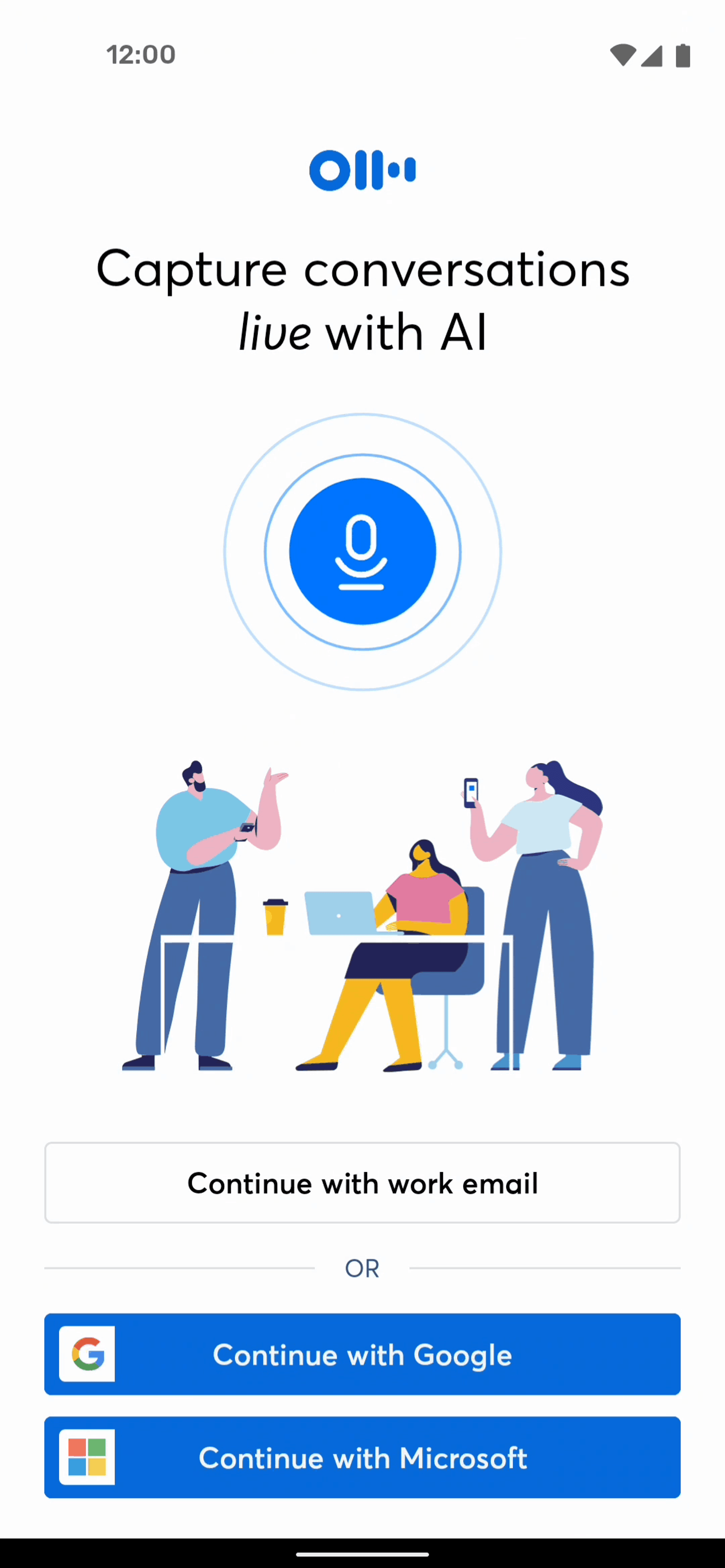 Otter.ai Android AI interface screenshot 2
