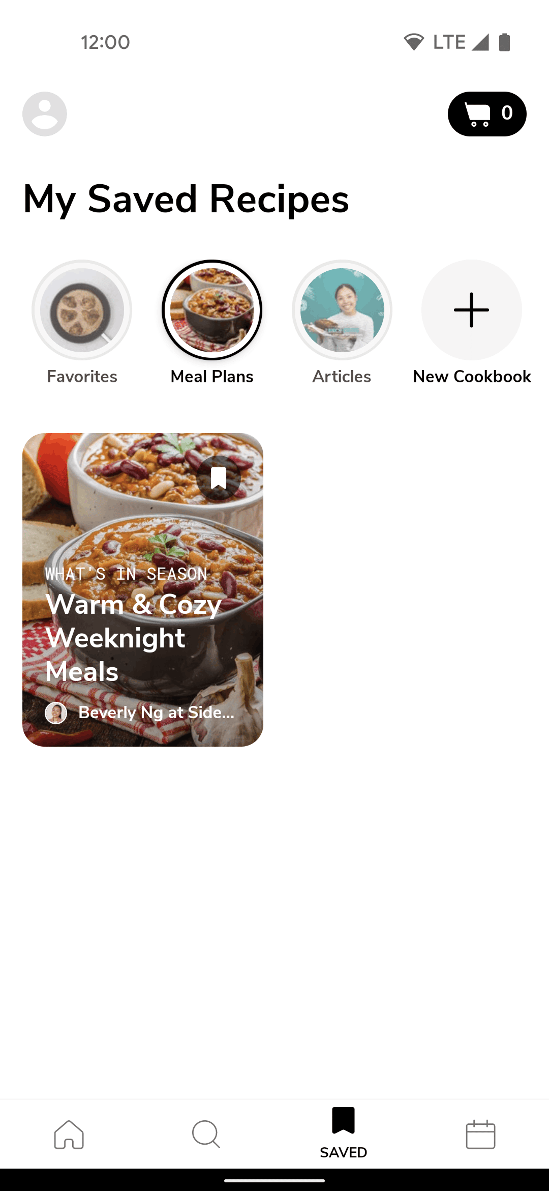 SideChef Android Food & Drink interface screenshot 13