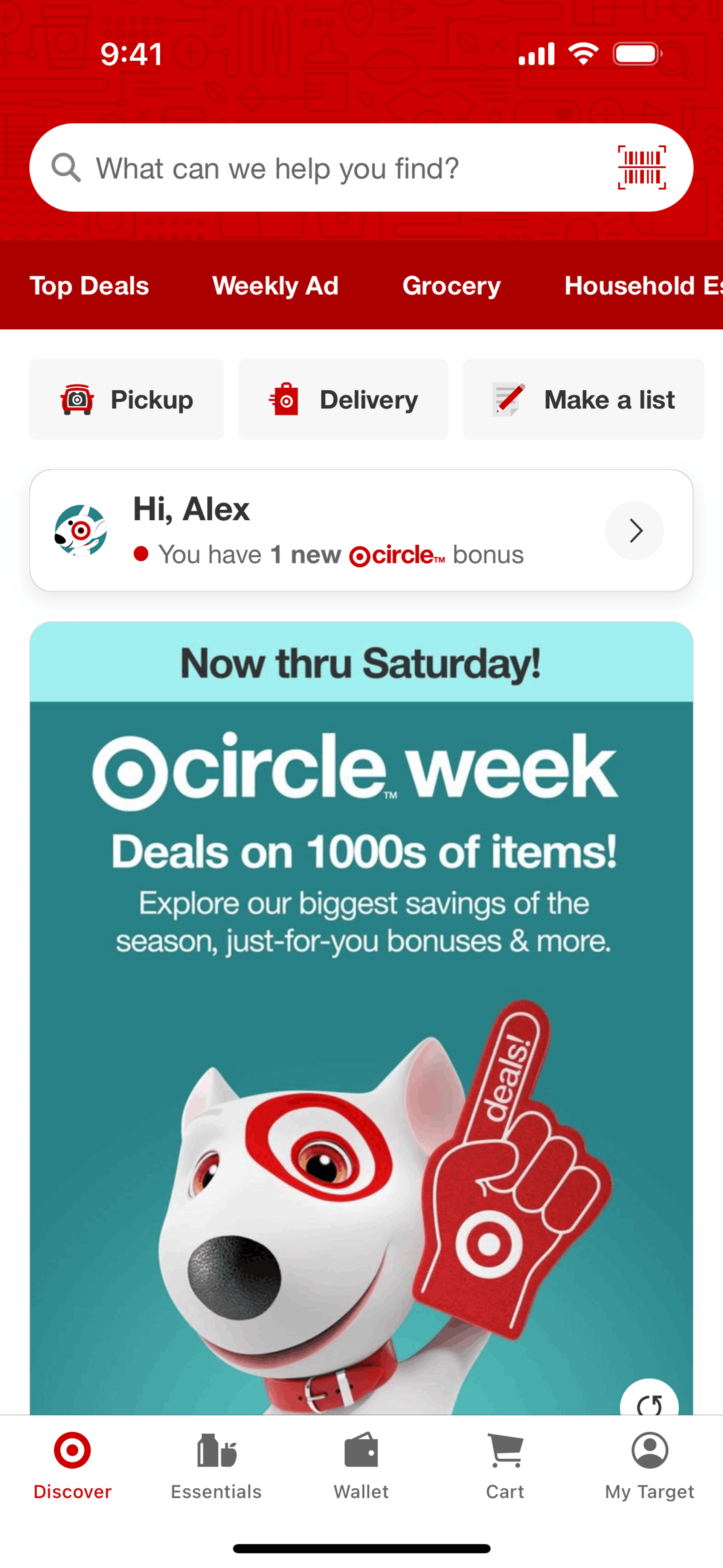 Target iOS Shopping interface screenshot 2