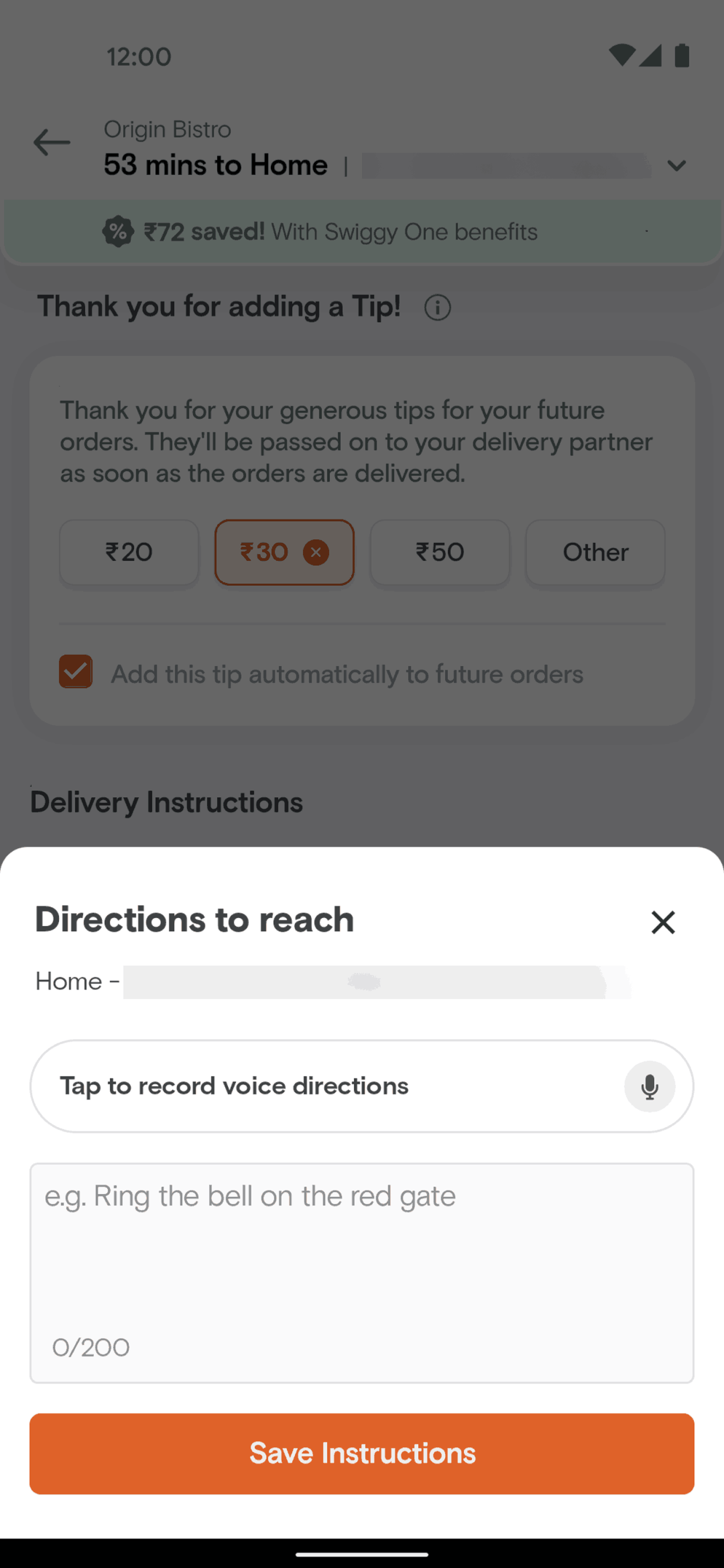 Swiggy Android Food & Drink interface screenshot 8