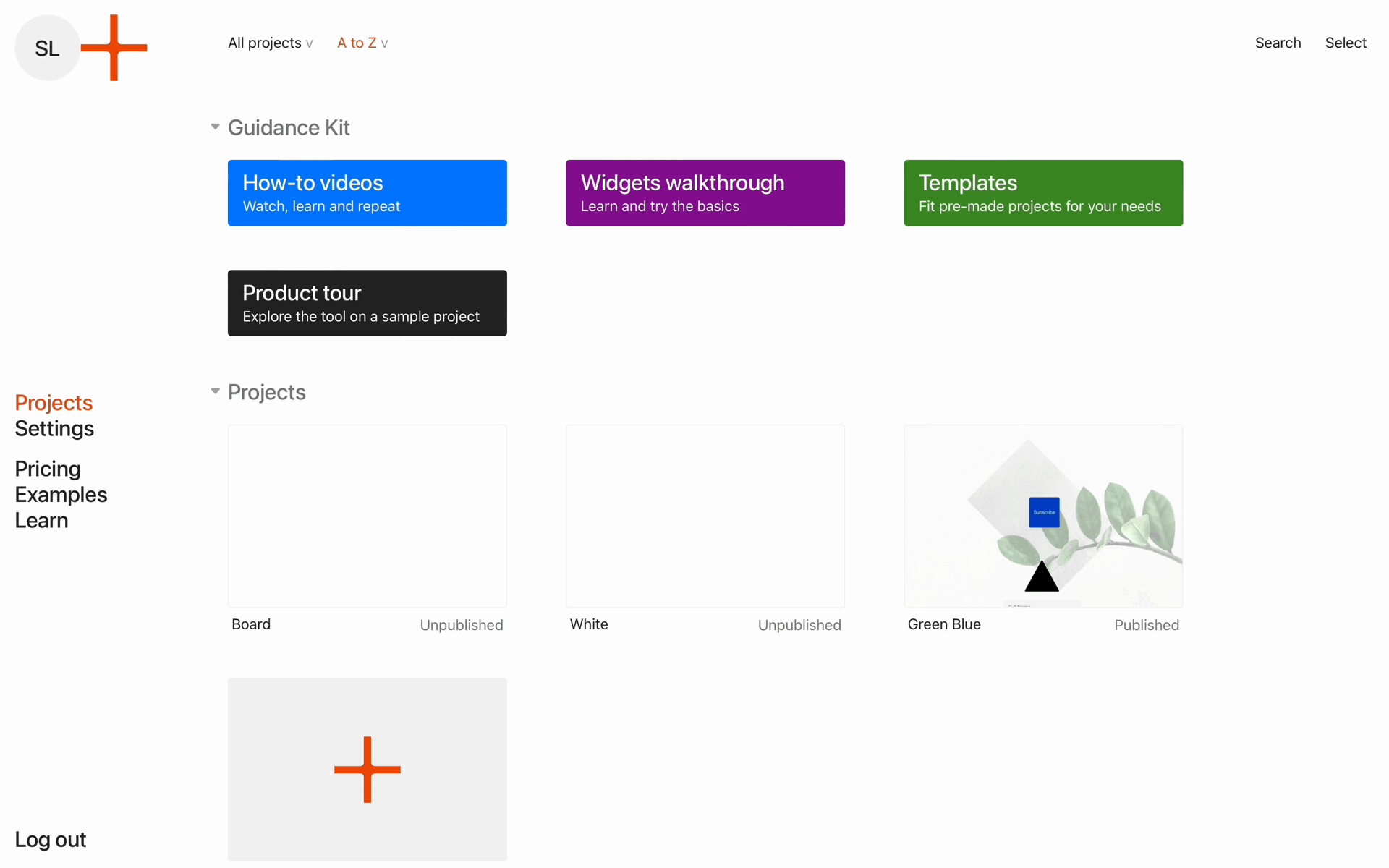 Readymag Web Business interface screenshot 6