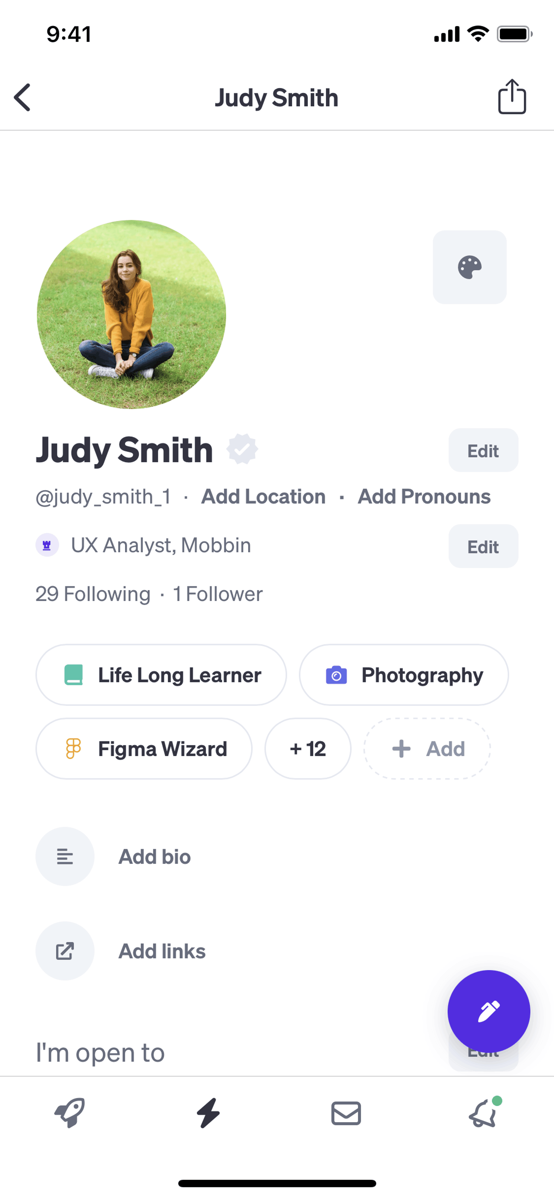 Polywork iOS Social Networking interface screenshot 23