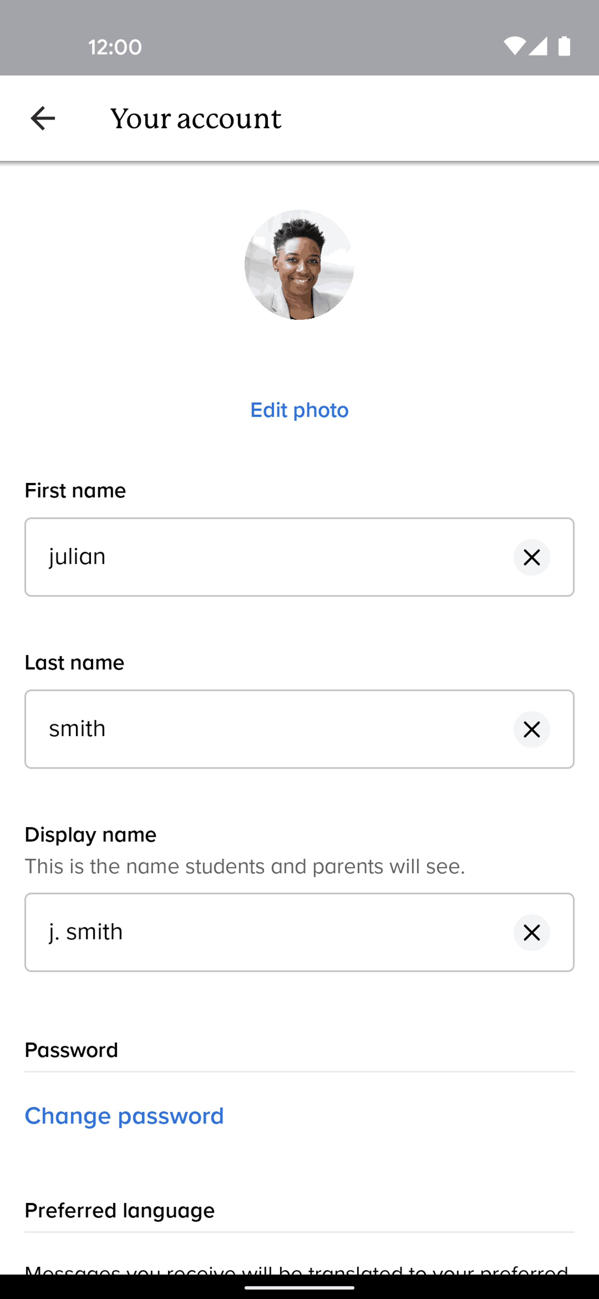 Remind Android Education interface screenshot 12