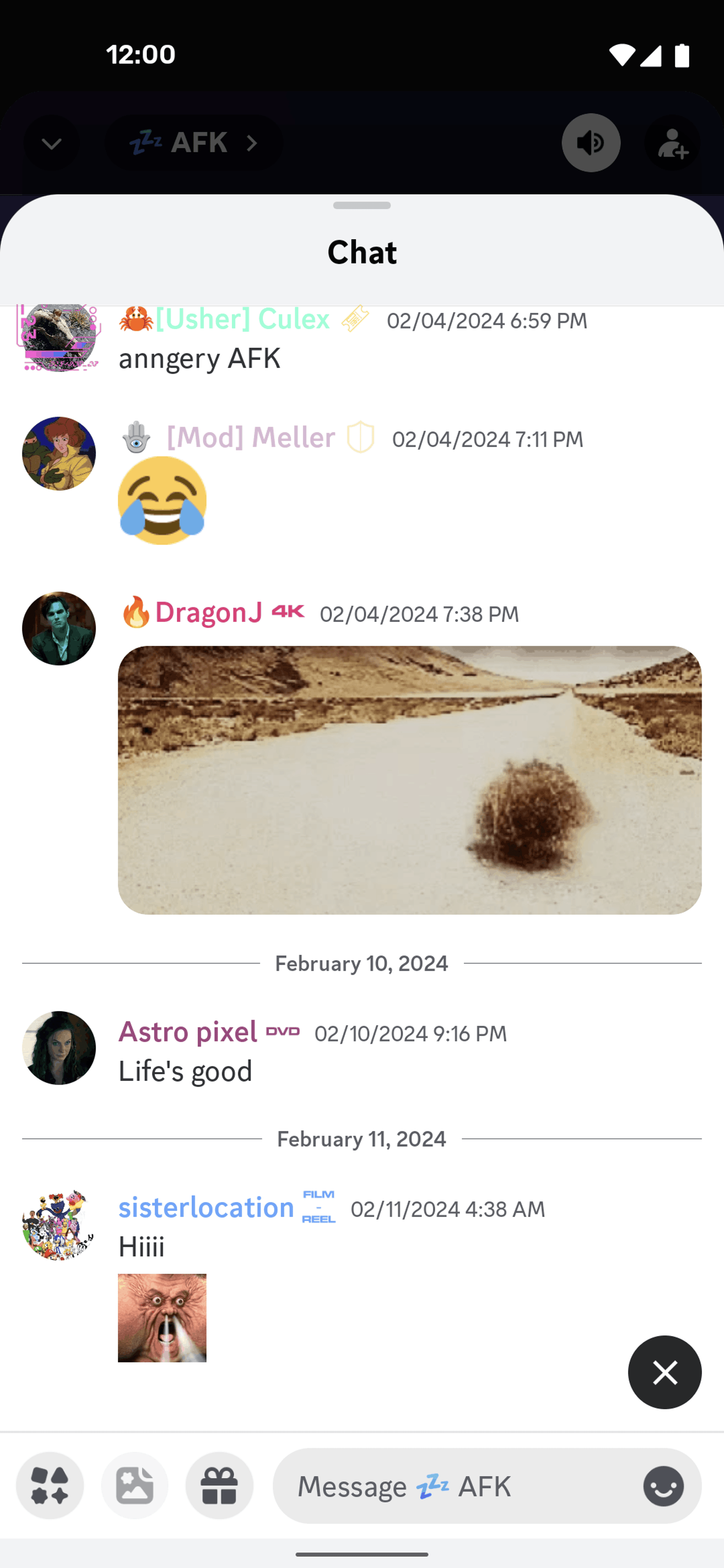 Discord Android Social Networking interface screenshot 4