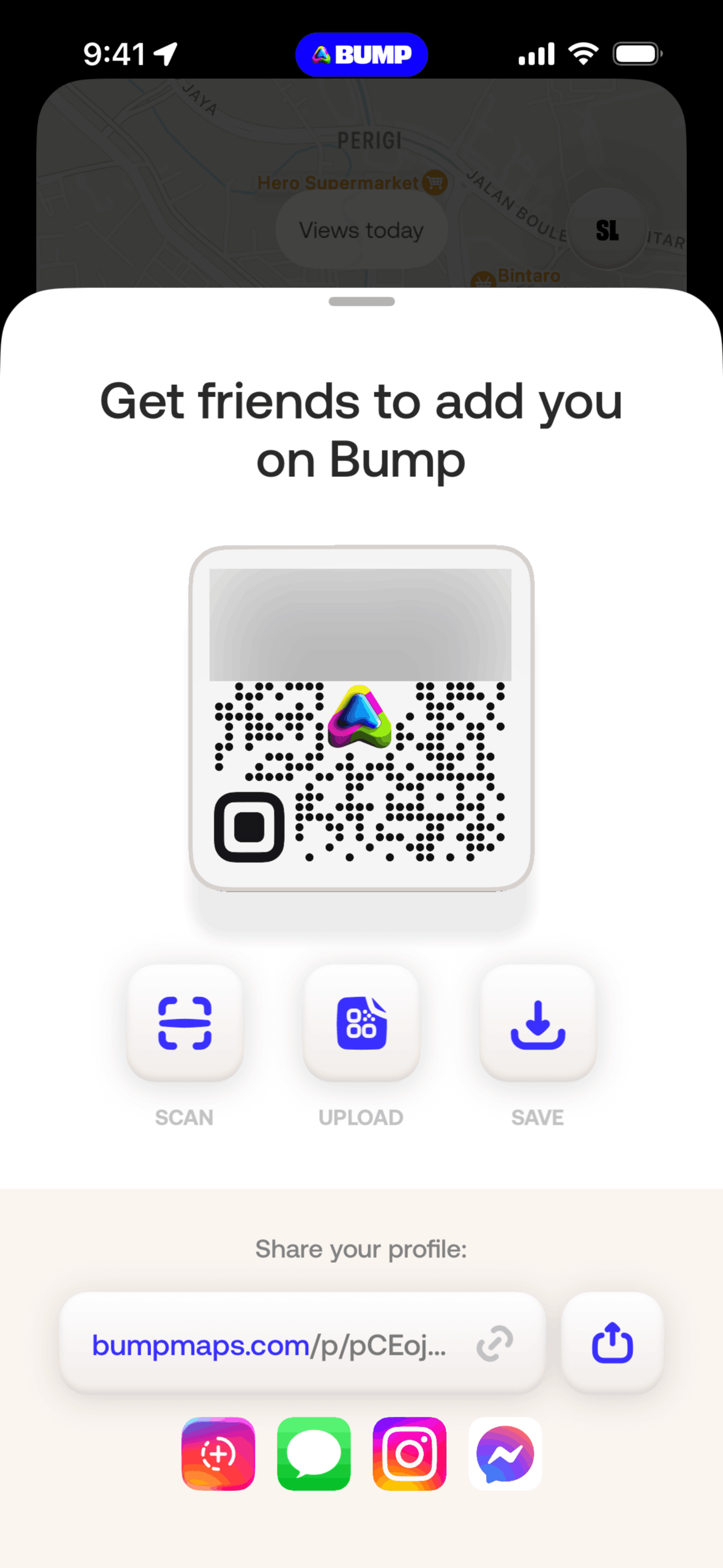 Bump iOS Social Networking interface screenshot 20