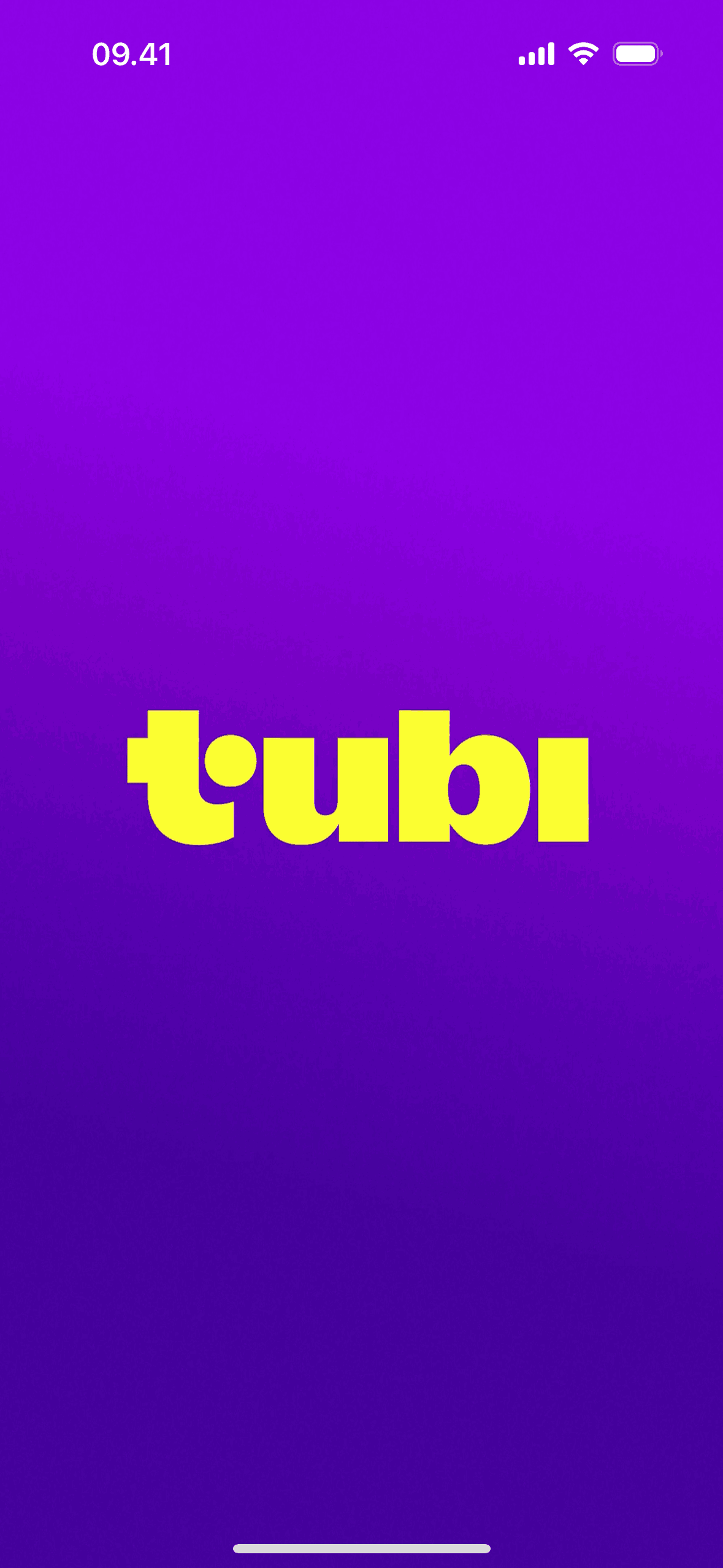 Tubi iOS Entertainment interface screenshot 2