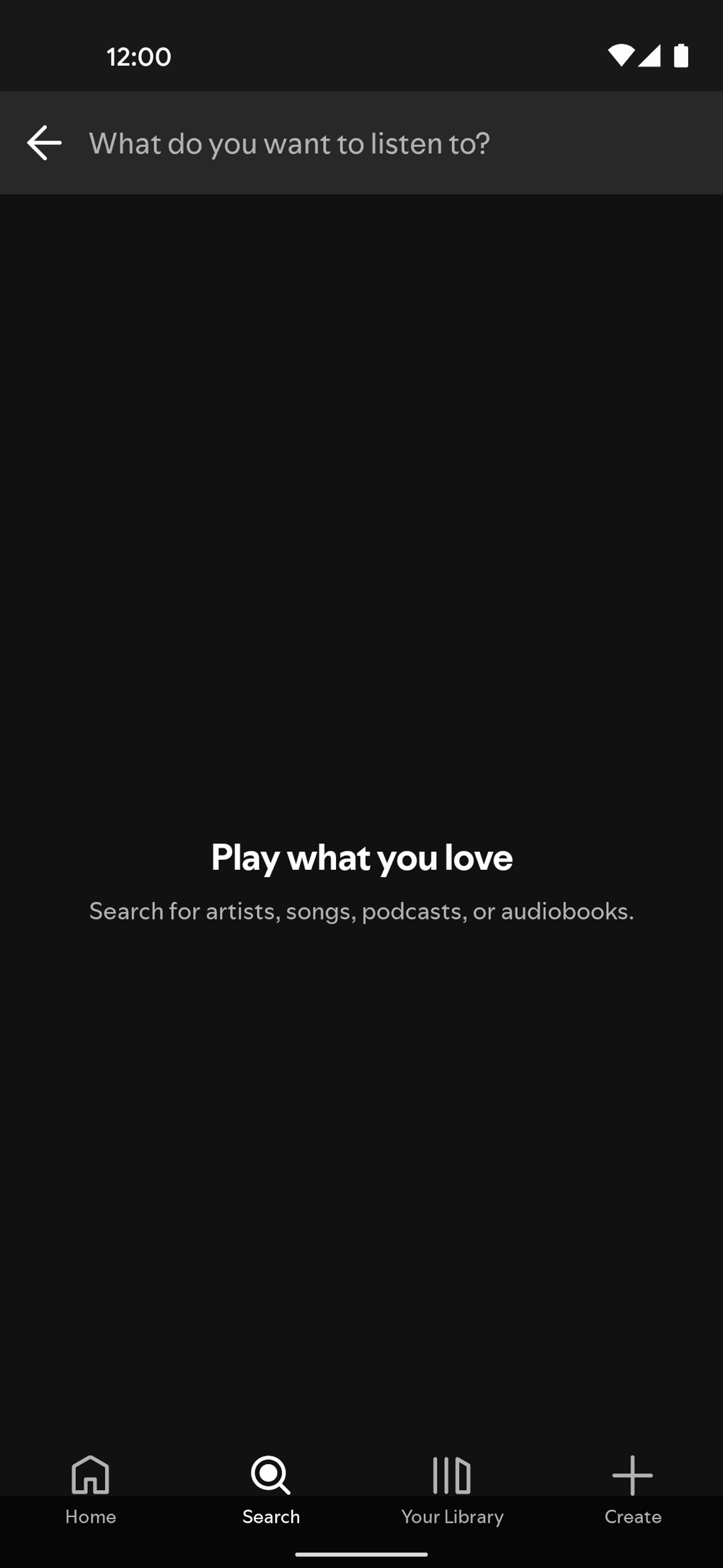 Spotify Android Music & Audio interface screenshot 4
