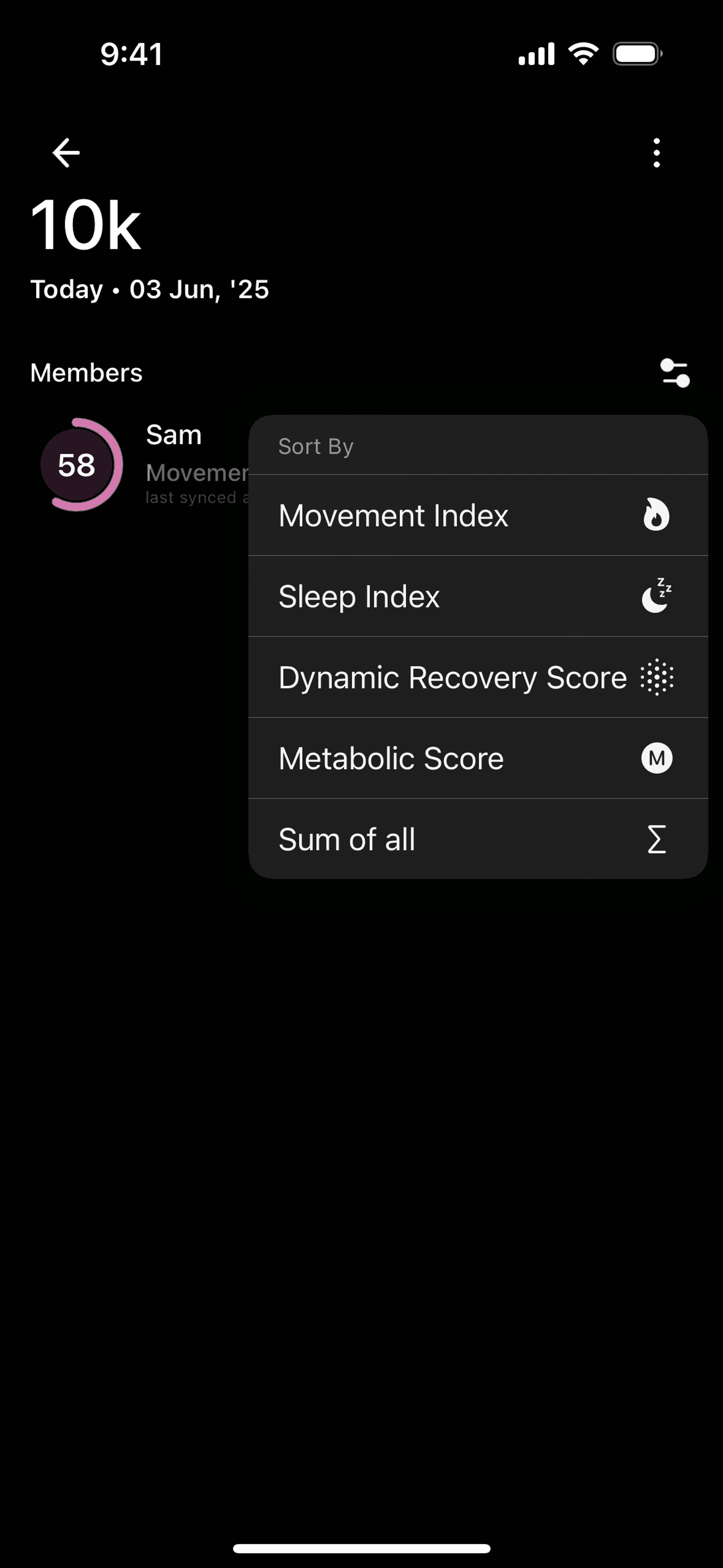 Ultrahuman iOS Health & Fitness interface screenshot 18
