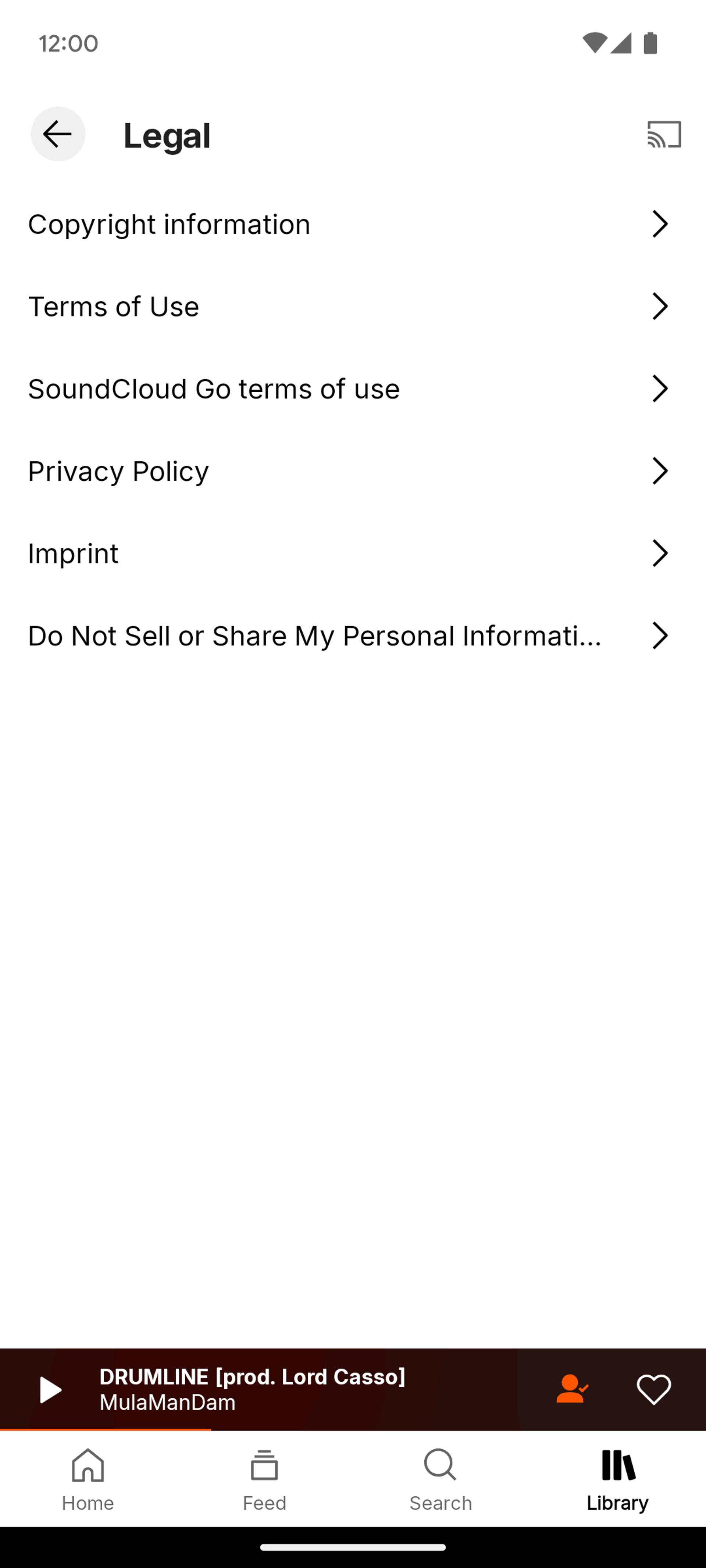 SoundCloud Android Music & Audio interface screenshot 17