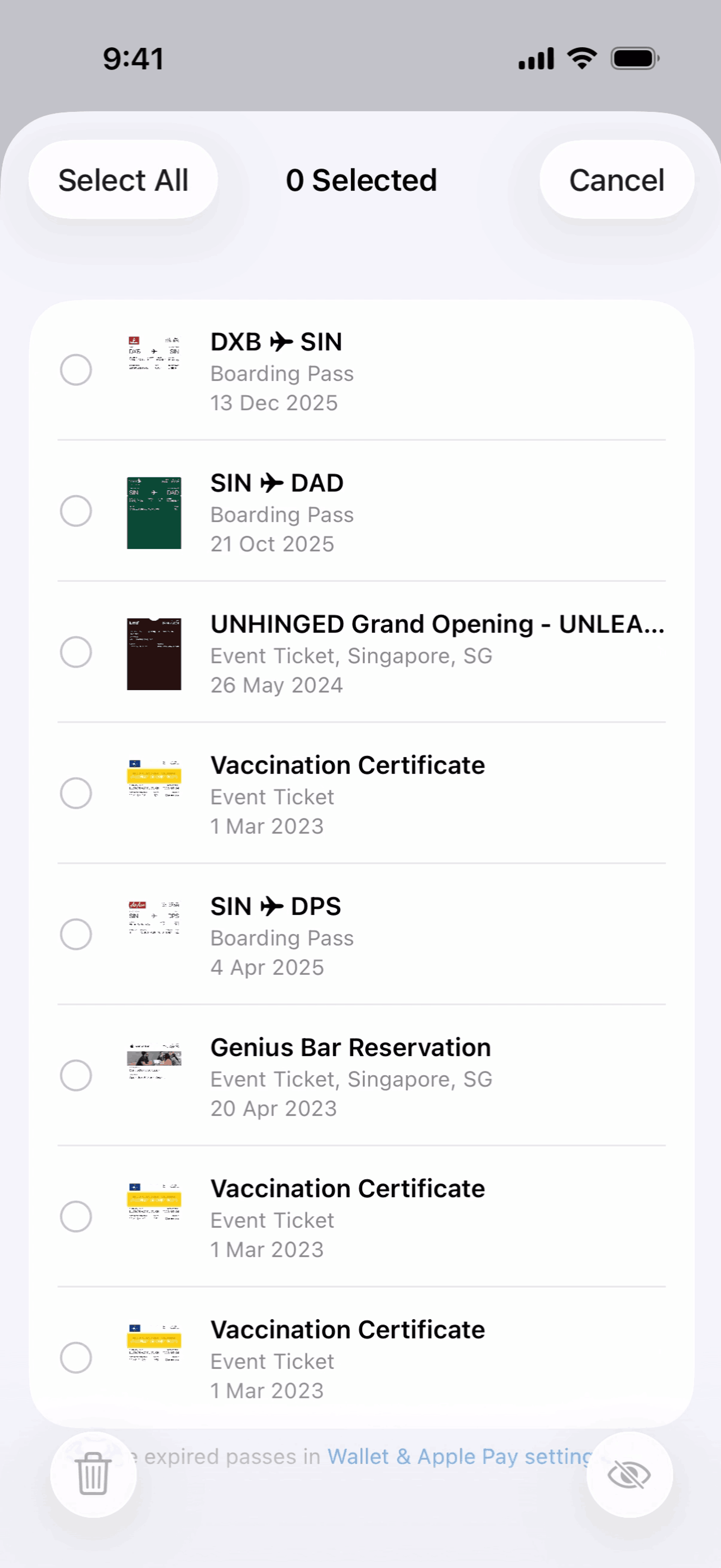 Apple Wallet iOS Finance interface screenshot 12