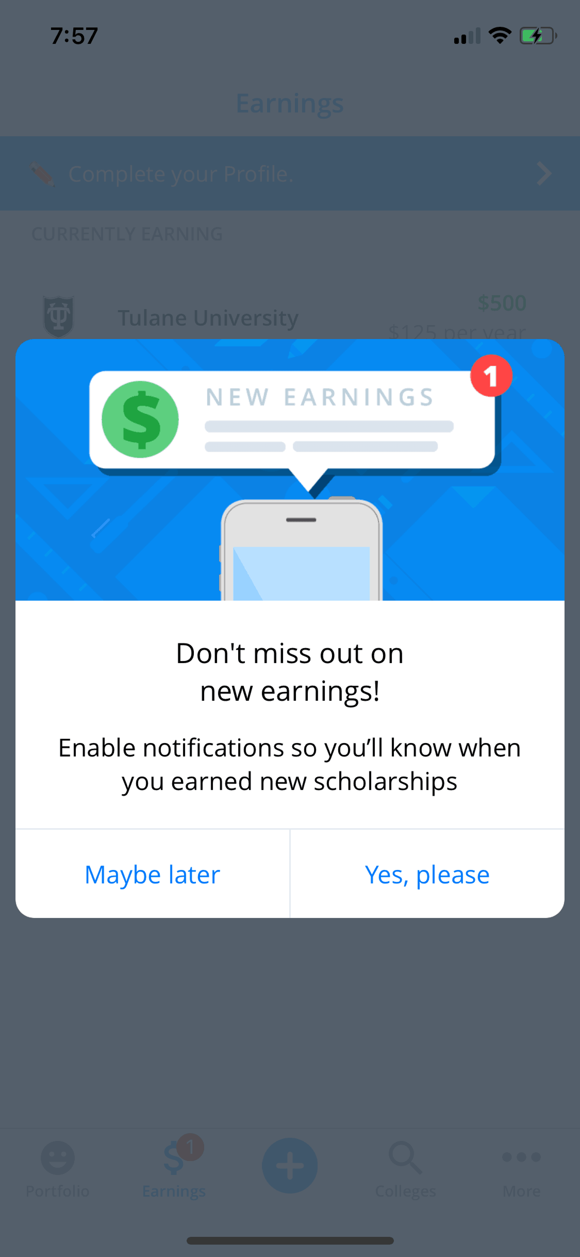 RaiseMe iOS Education interface screenshot 22