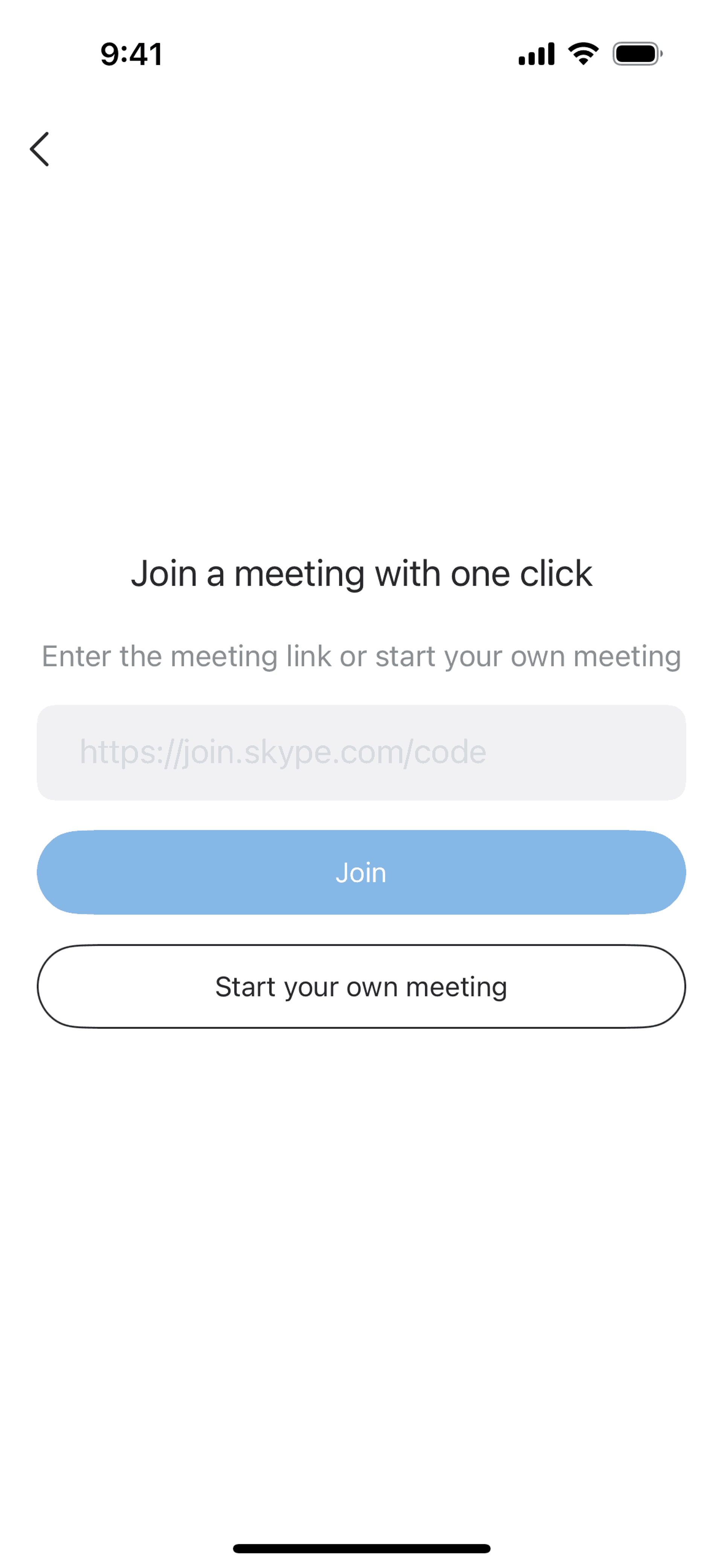 Skype iOS Communication interface screenshot 7