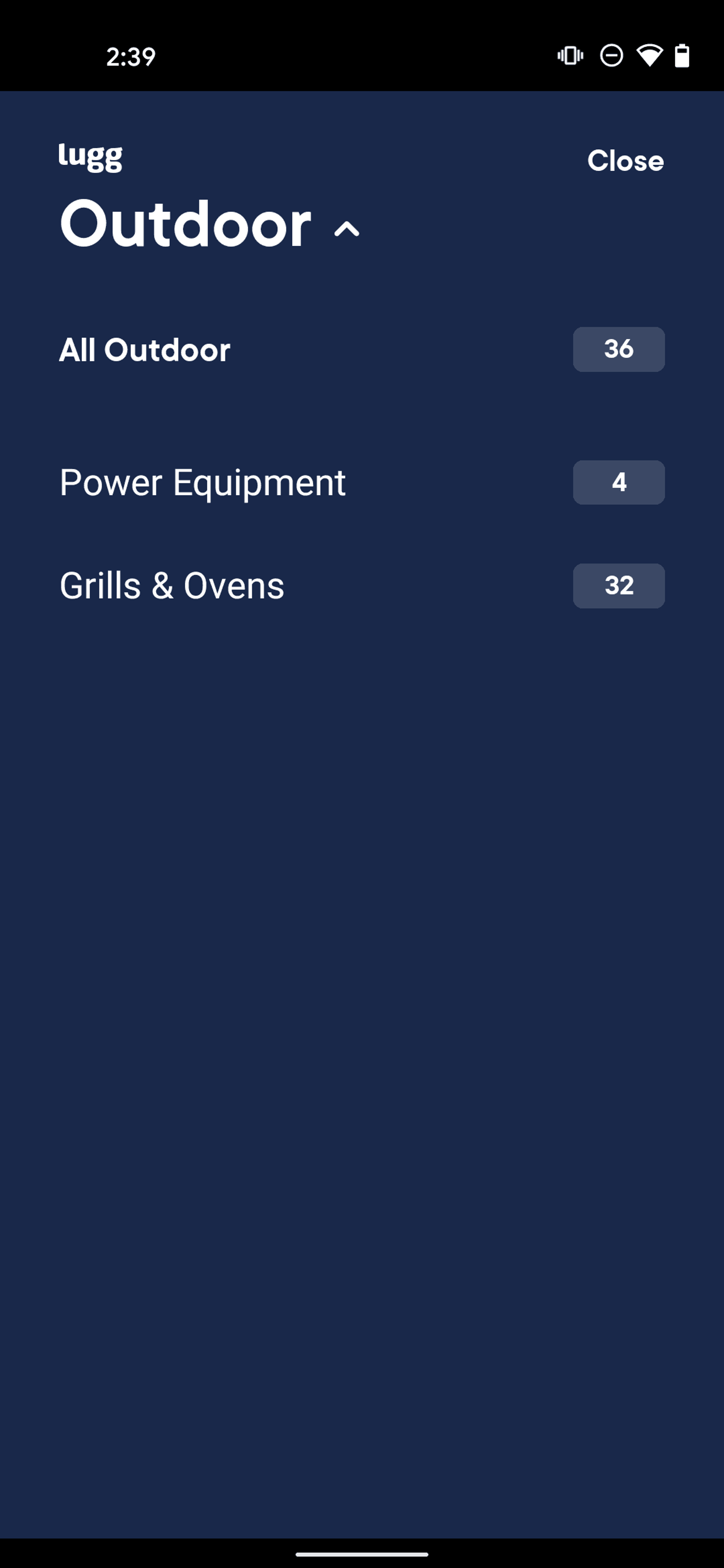 Lugg Android Lifestyle interface screenshot 22