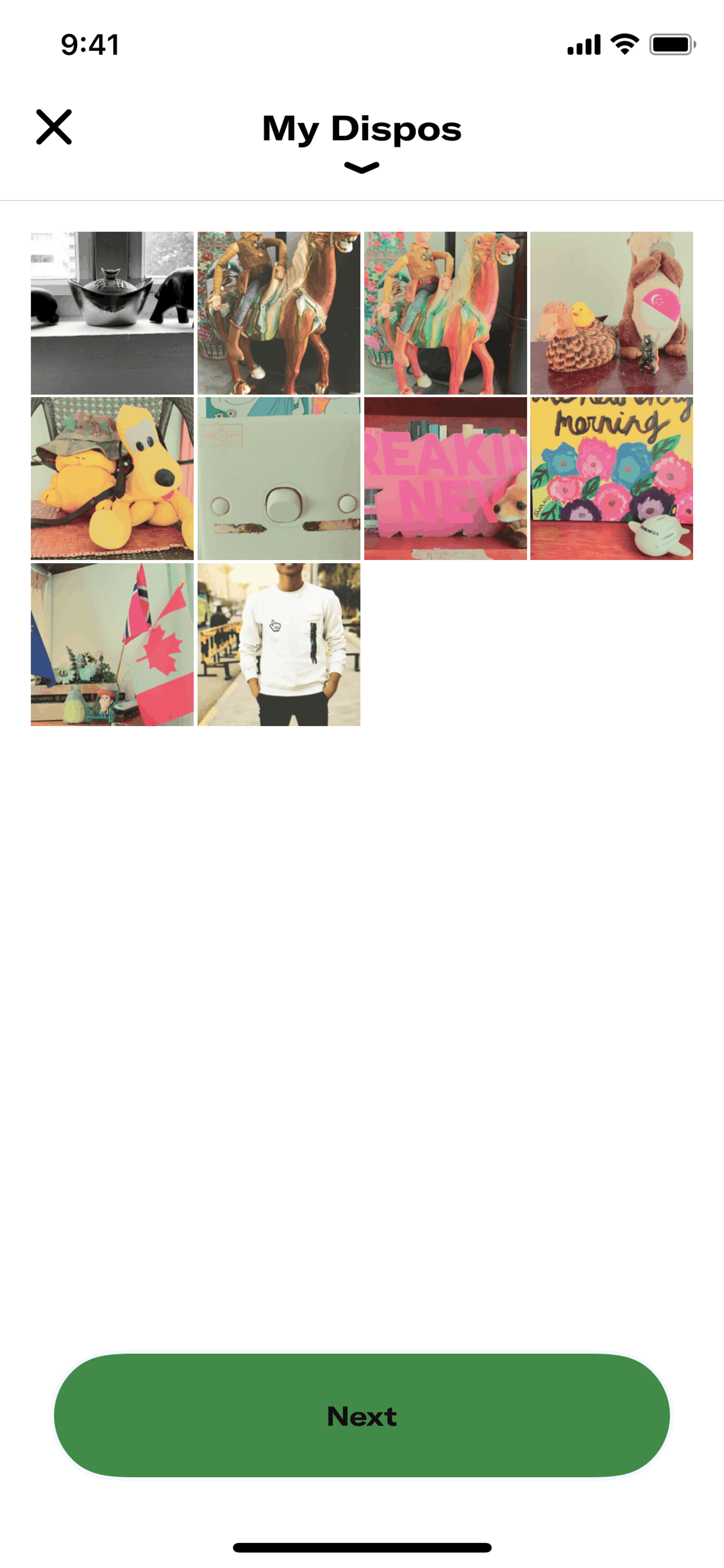 Dispo iOS Photo & Video interface screenshot 8