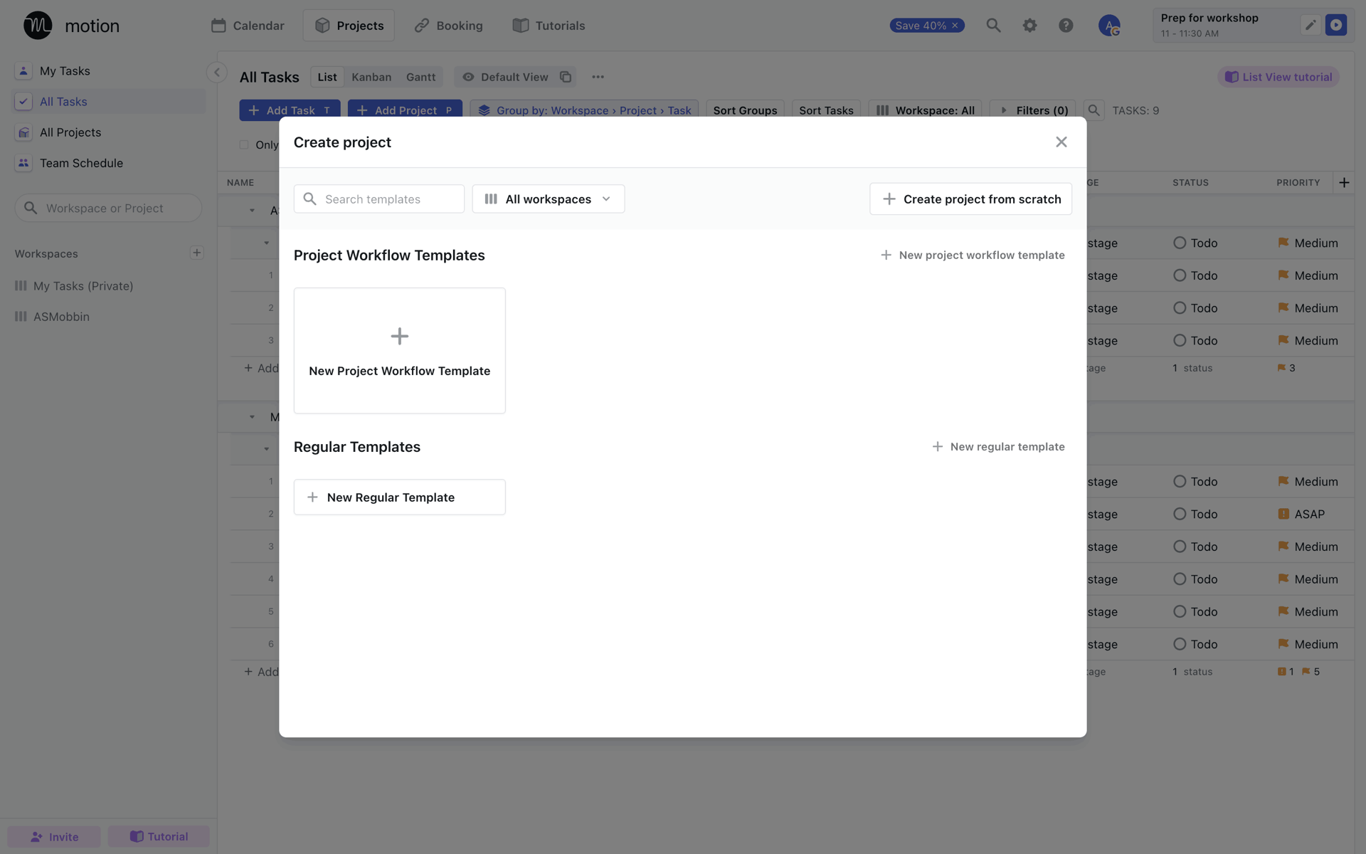 Motion Web AI interface screenshot 16