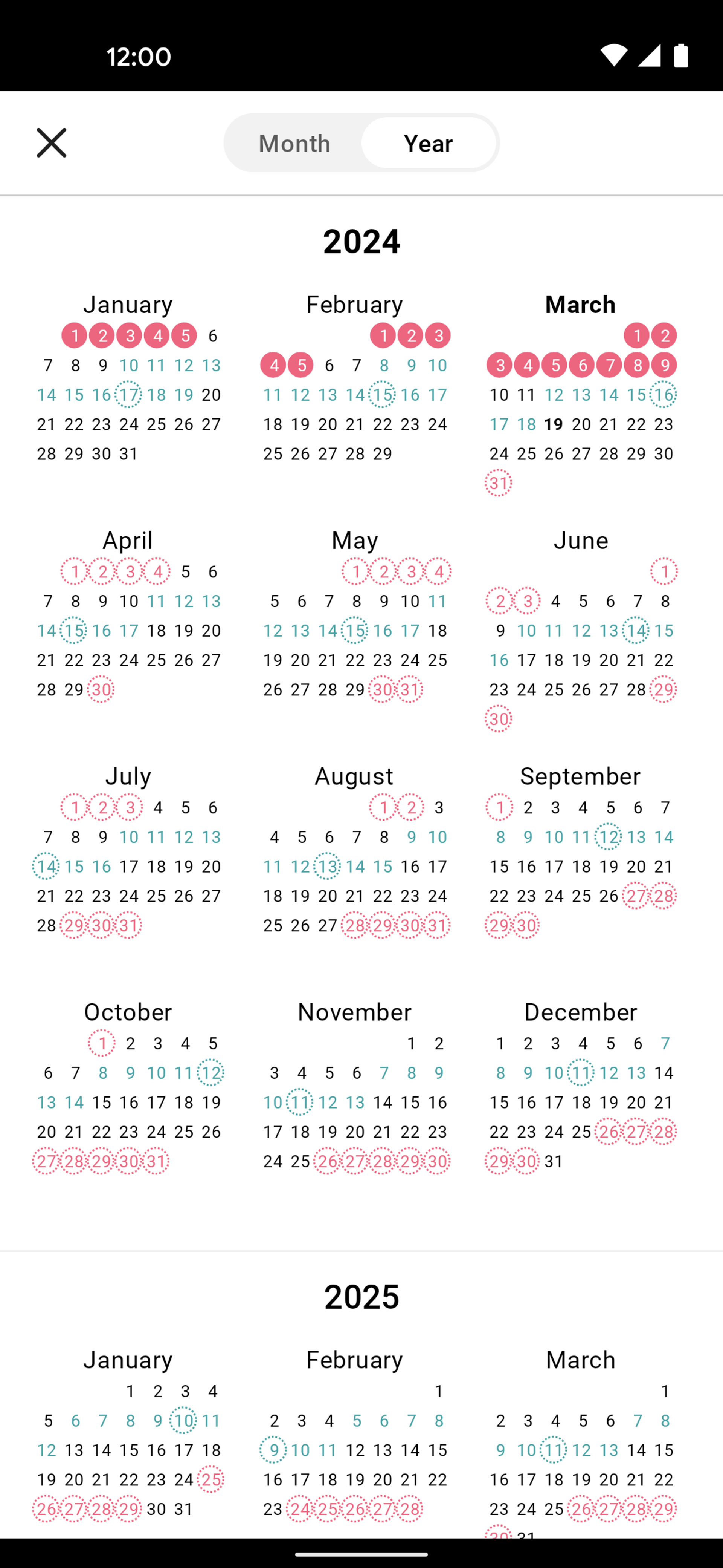 Flo Android Health & Fitness interface screenshot 8
