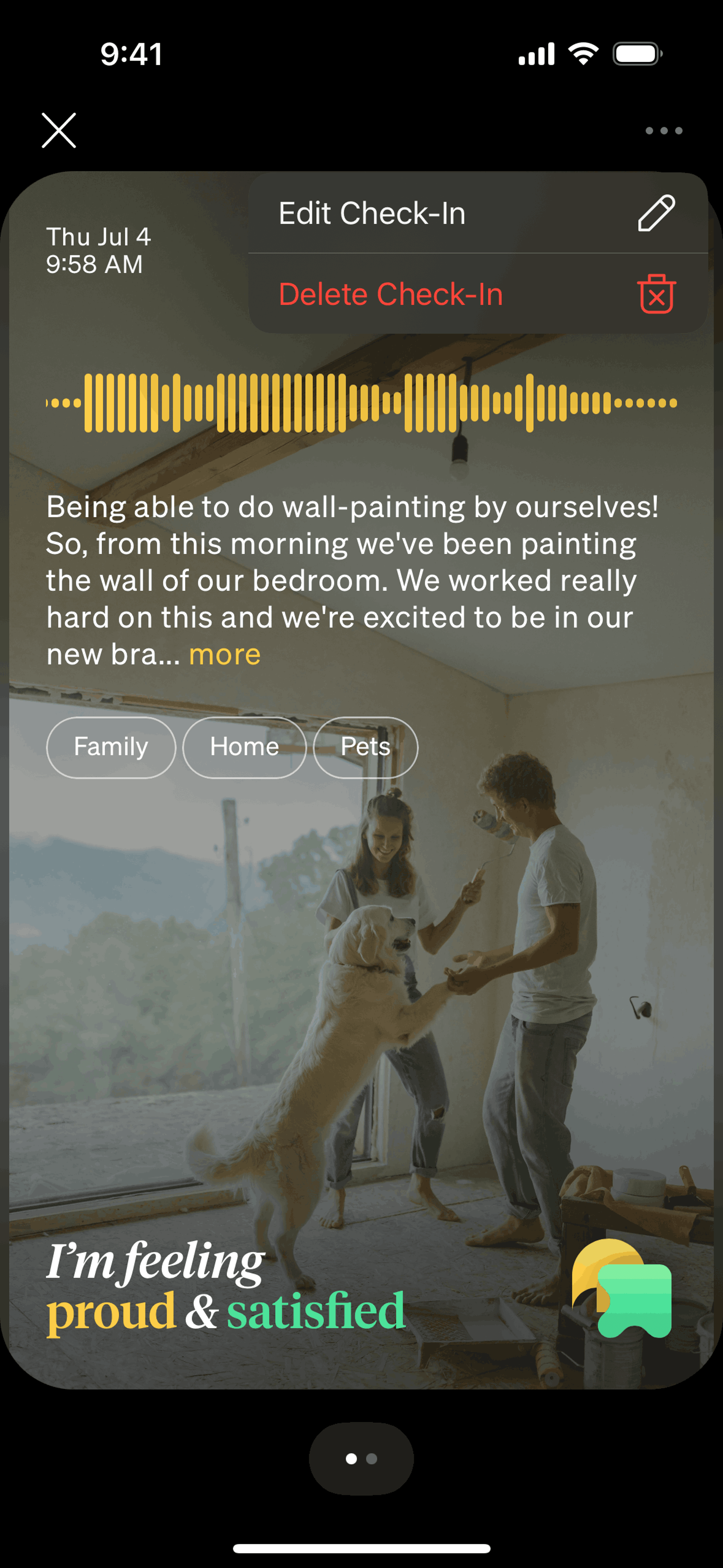 How We Feel iOS Health & Fitness interface screenshot 10