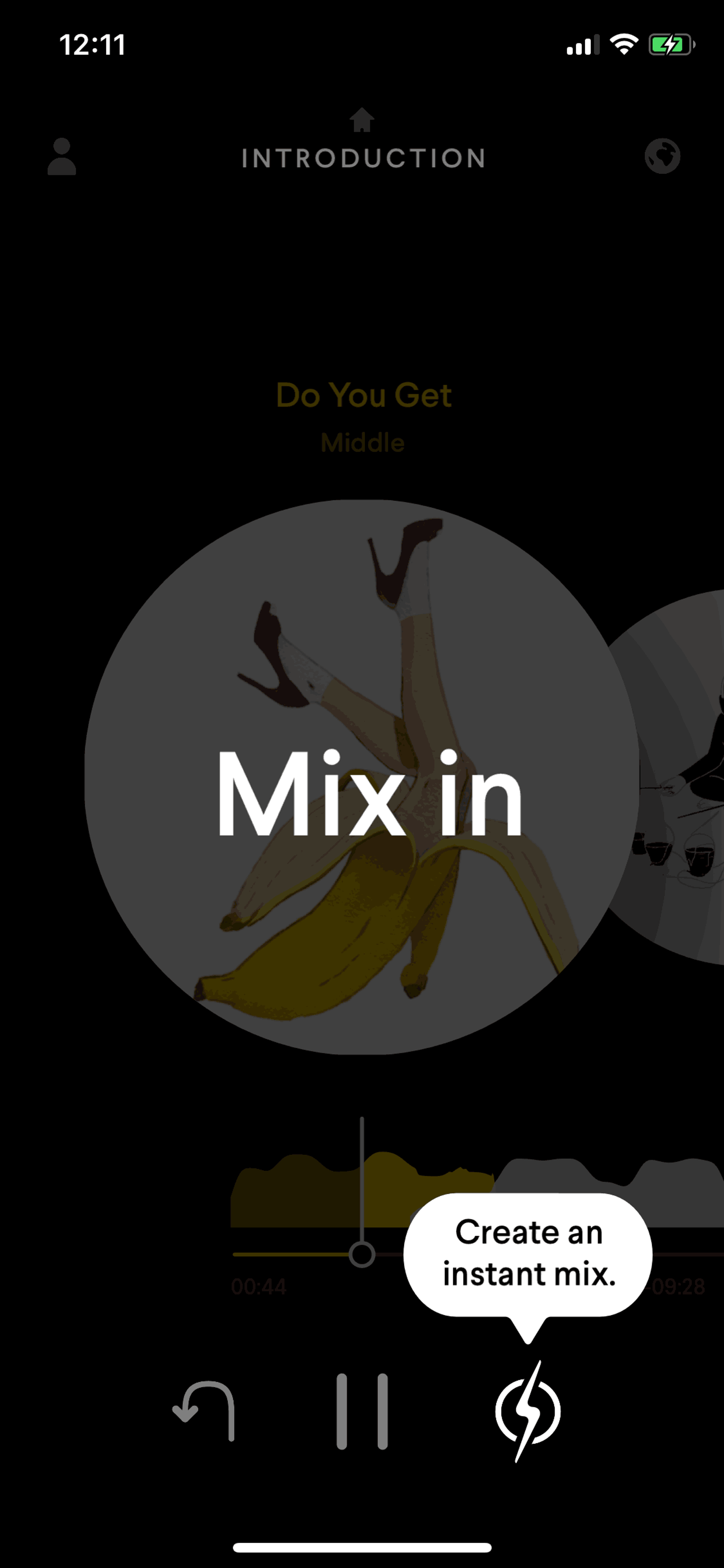 Pacemaker iOS Music & Audio interface screenshot 3