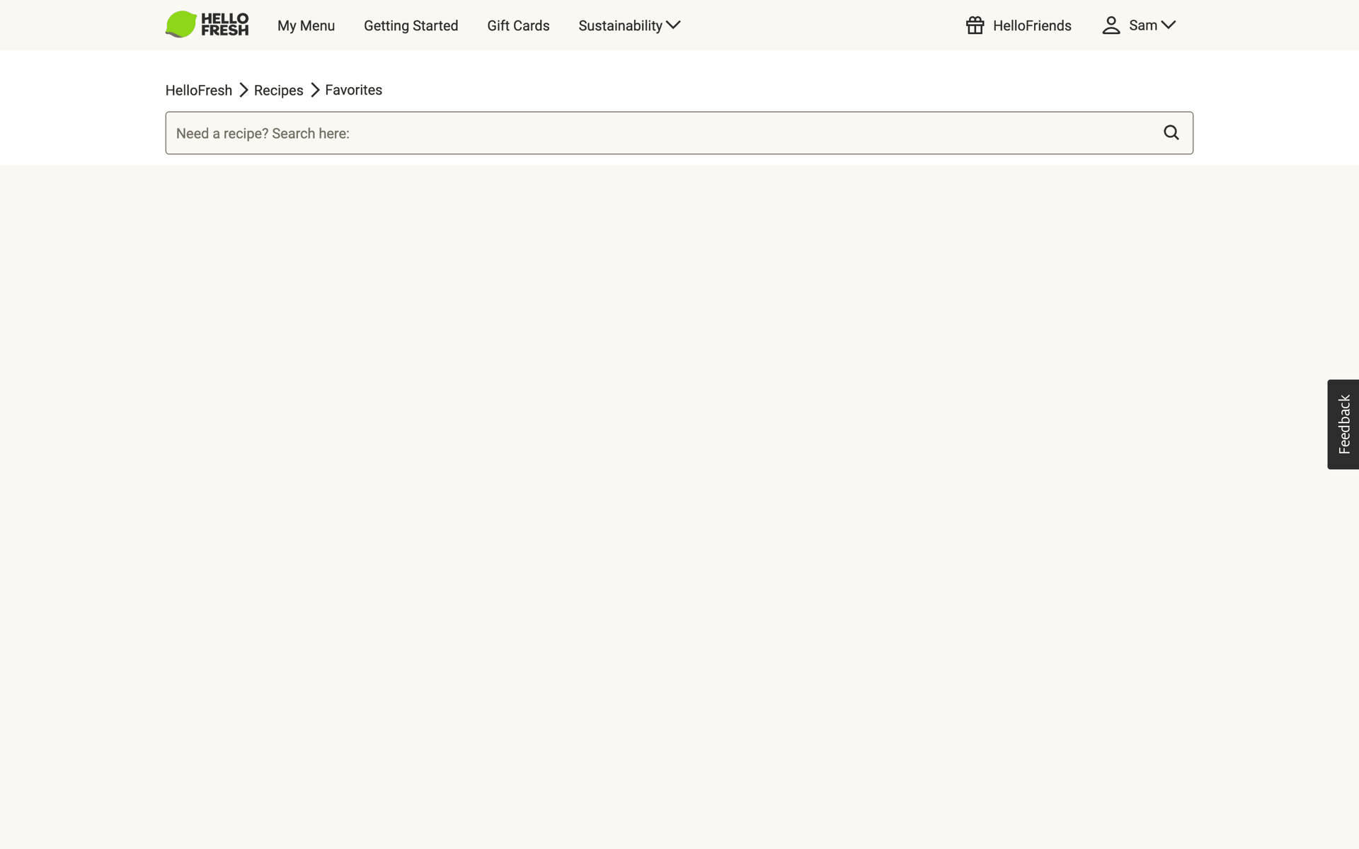 HelloFresh Web Lifestyle interface screenshot 5