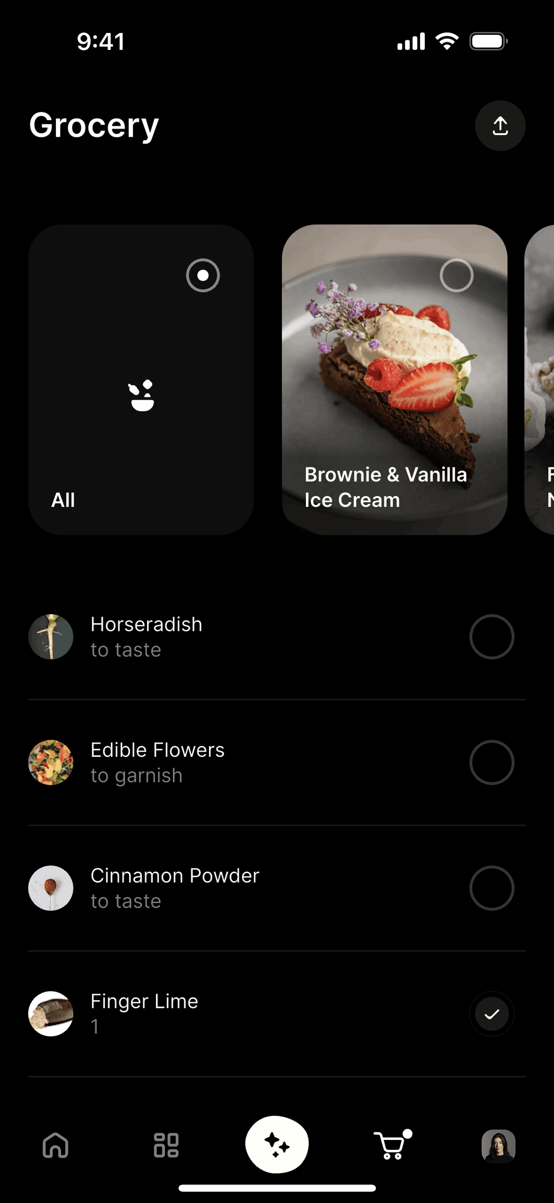 CREME iOS AI interface screenshot 18