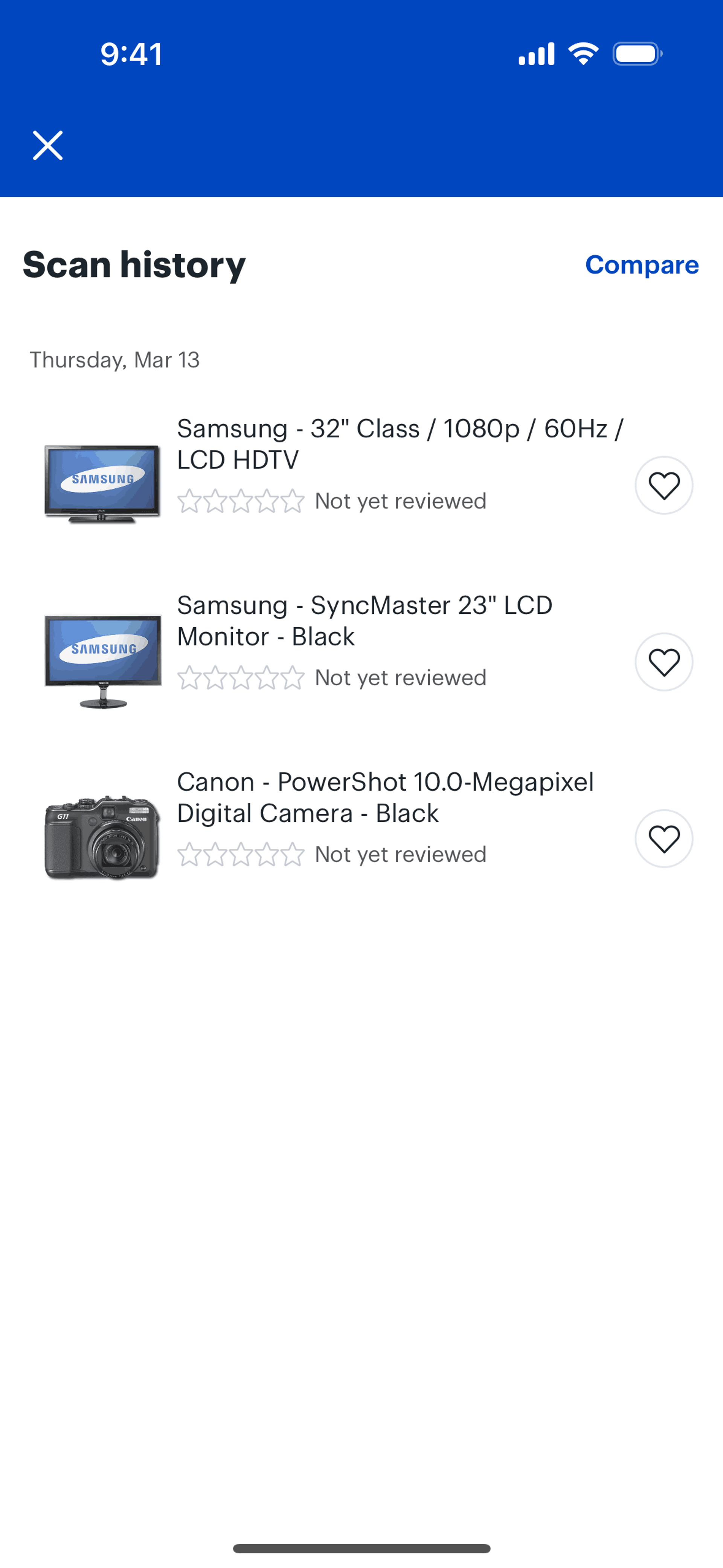 Best Buy iOS Shopping interface screenshot 11