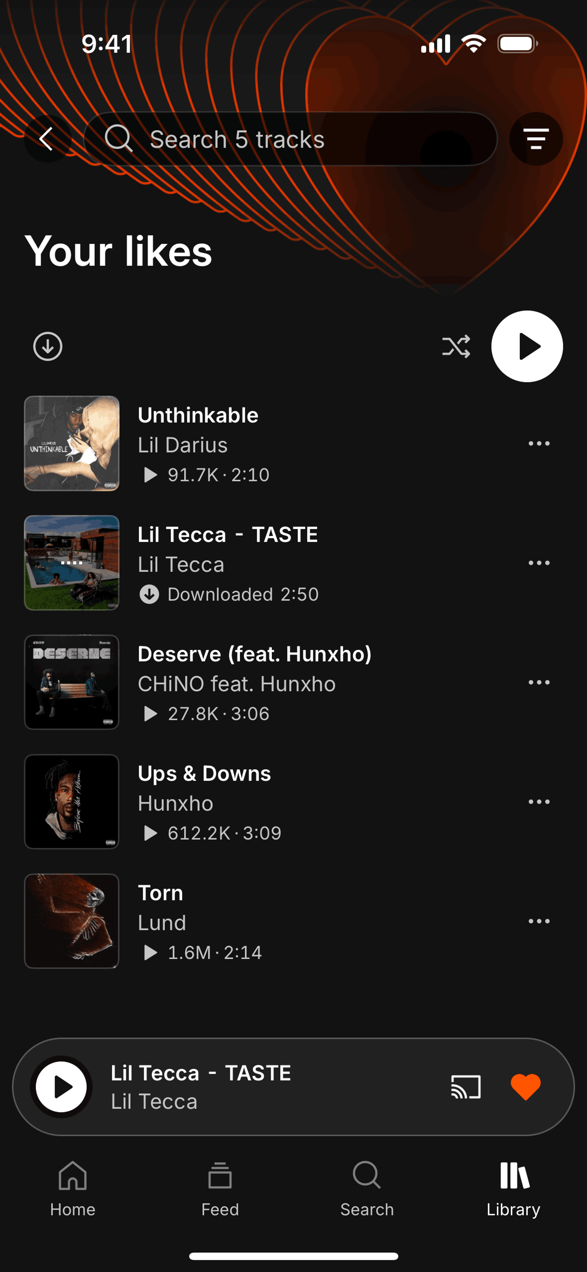 SoundCloud iOS Music & Audio interface screenshot 5