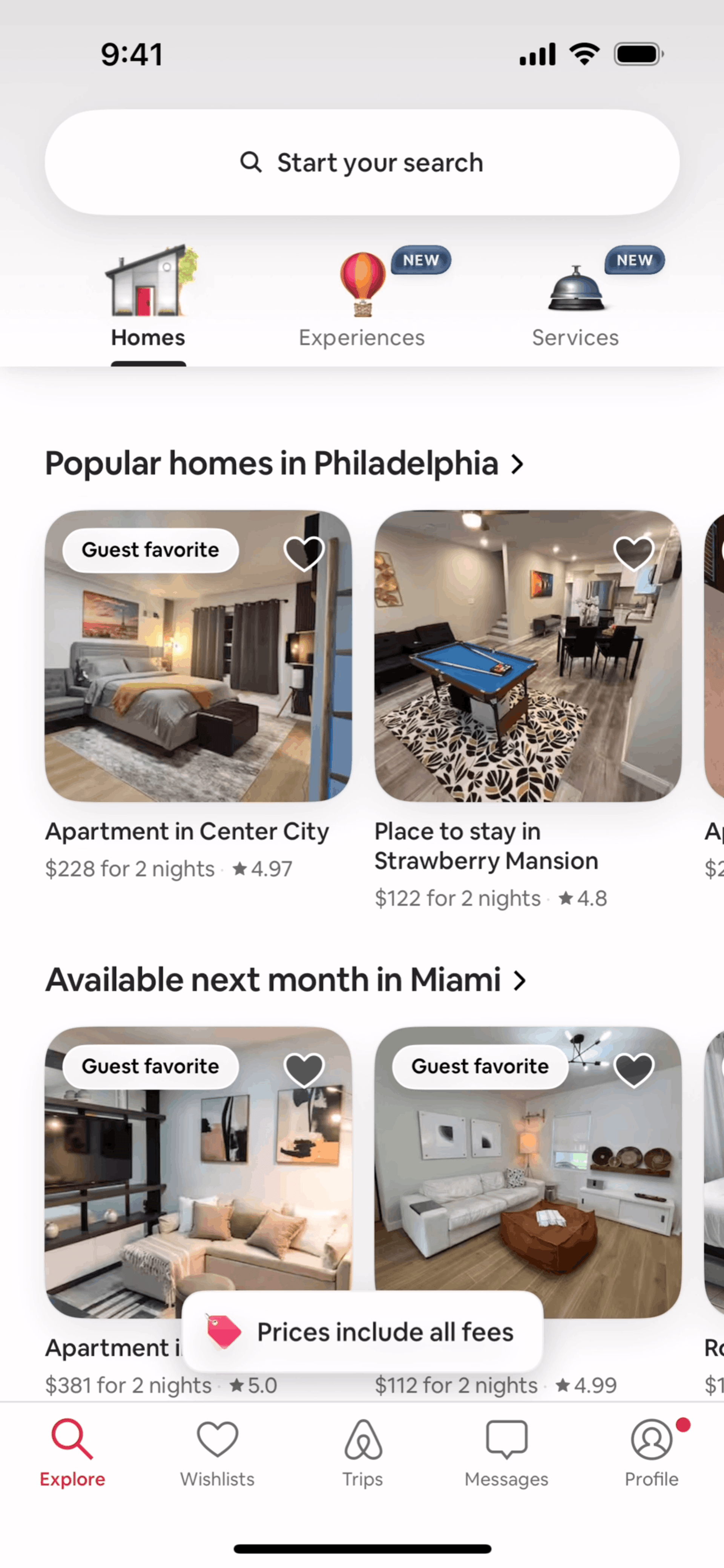 Airbnb iOS Real Estate interface screenshot 16