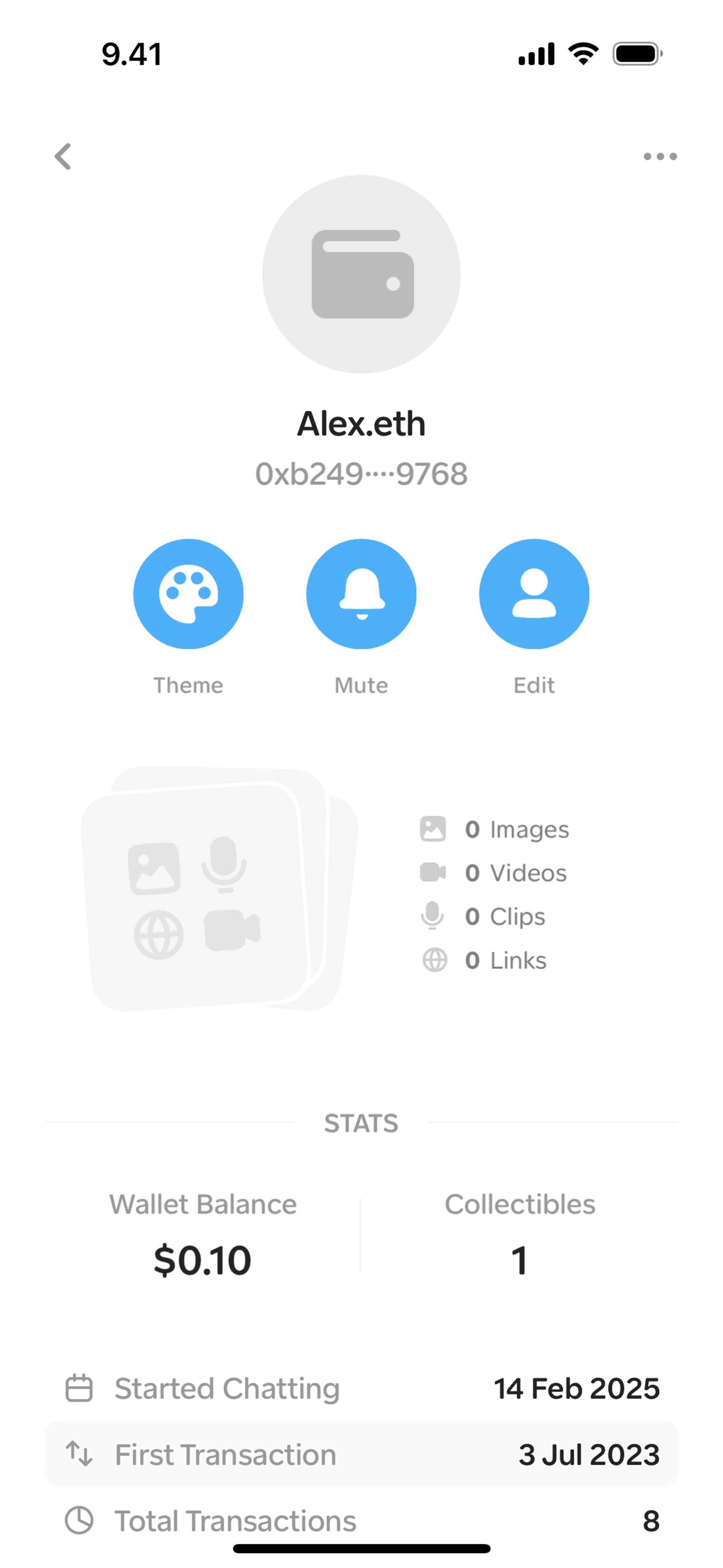 Family iOS Crypto & Web3 interface screenshot 3