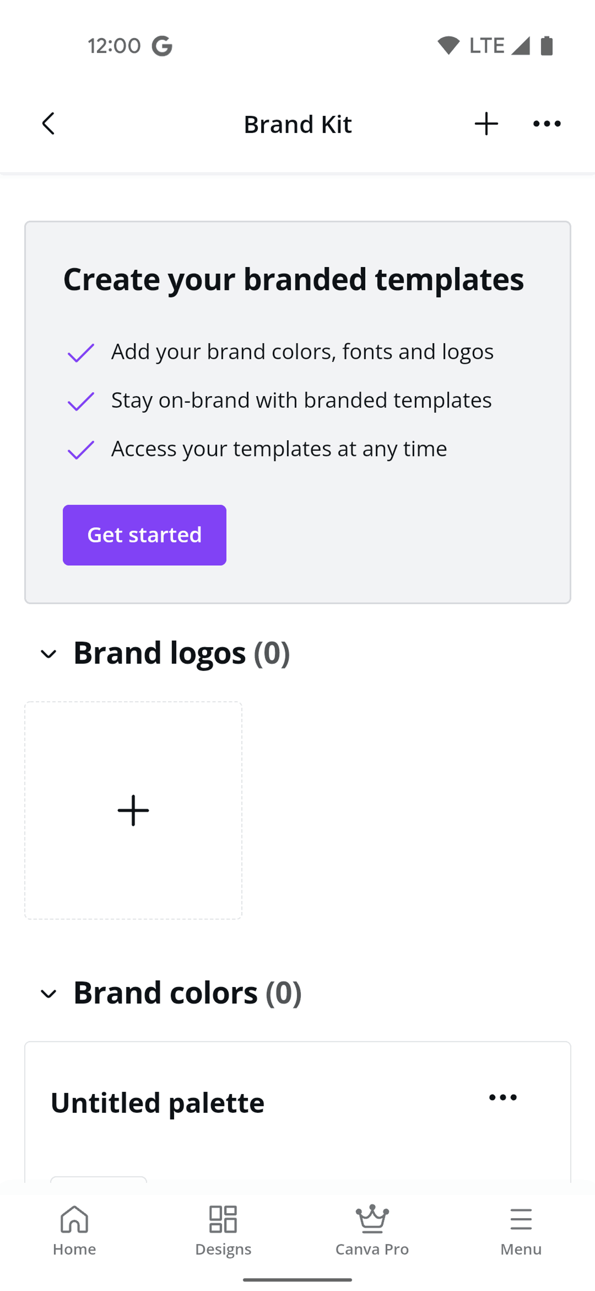 Canva Android Photo & Video interface screenshot 20