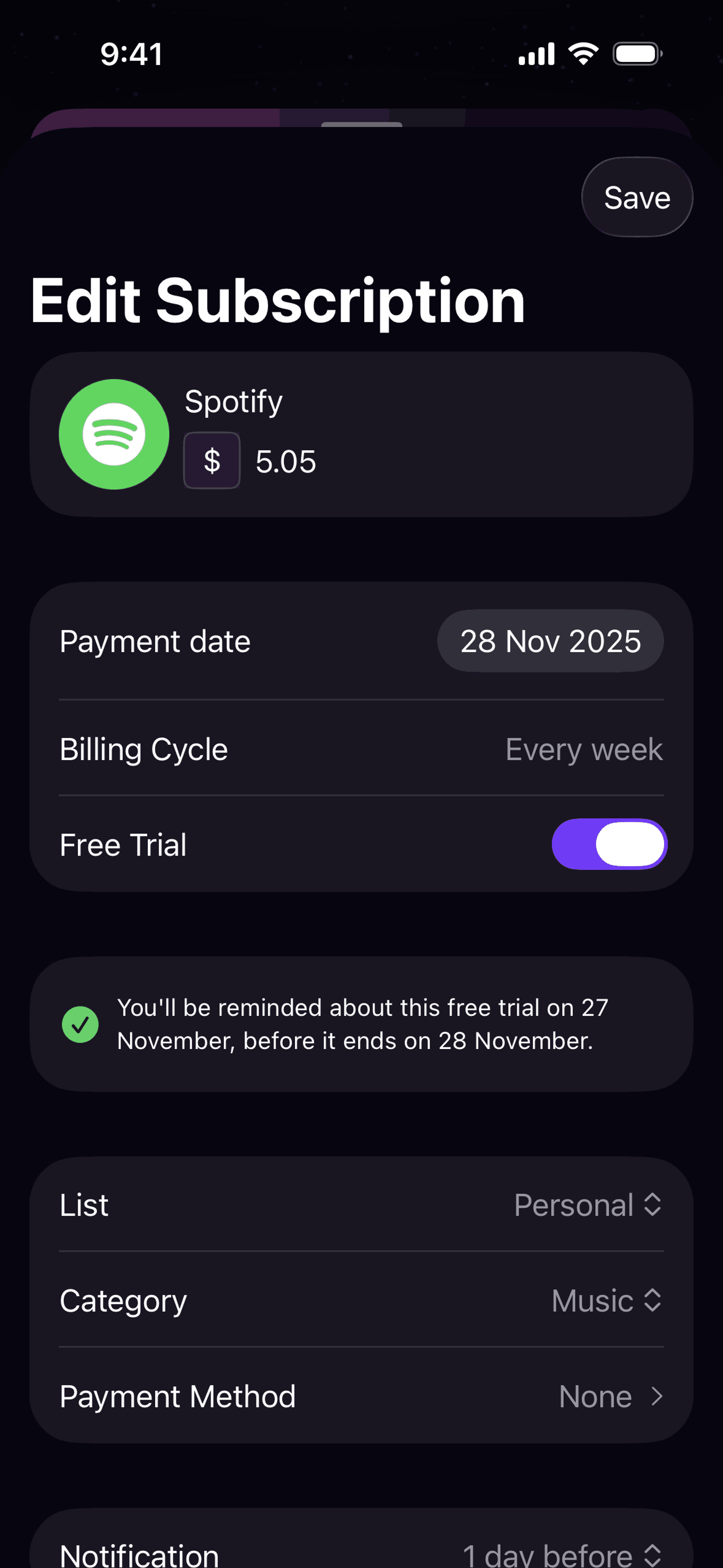 Orbit iOS Finance interface screenshot 21