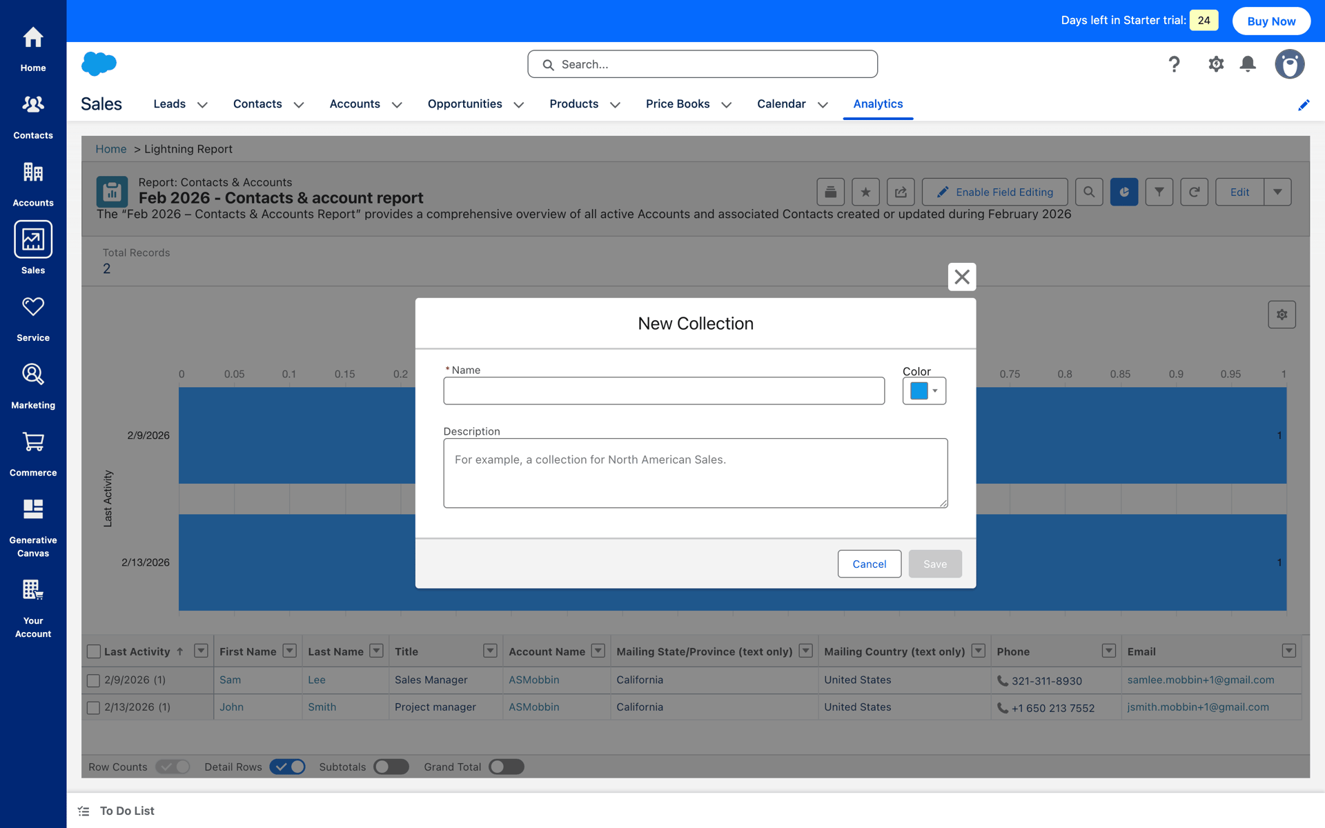 Salesforce Web Business interface screenshot 13