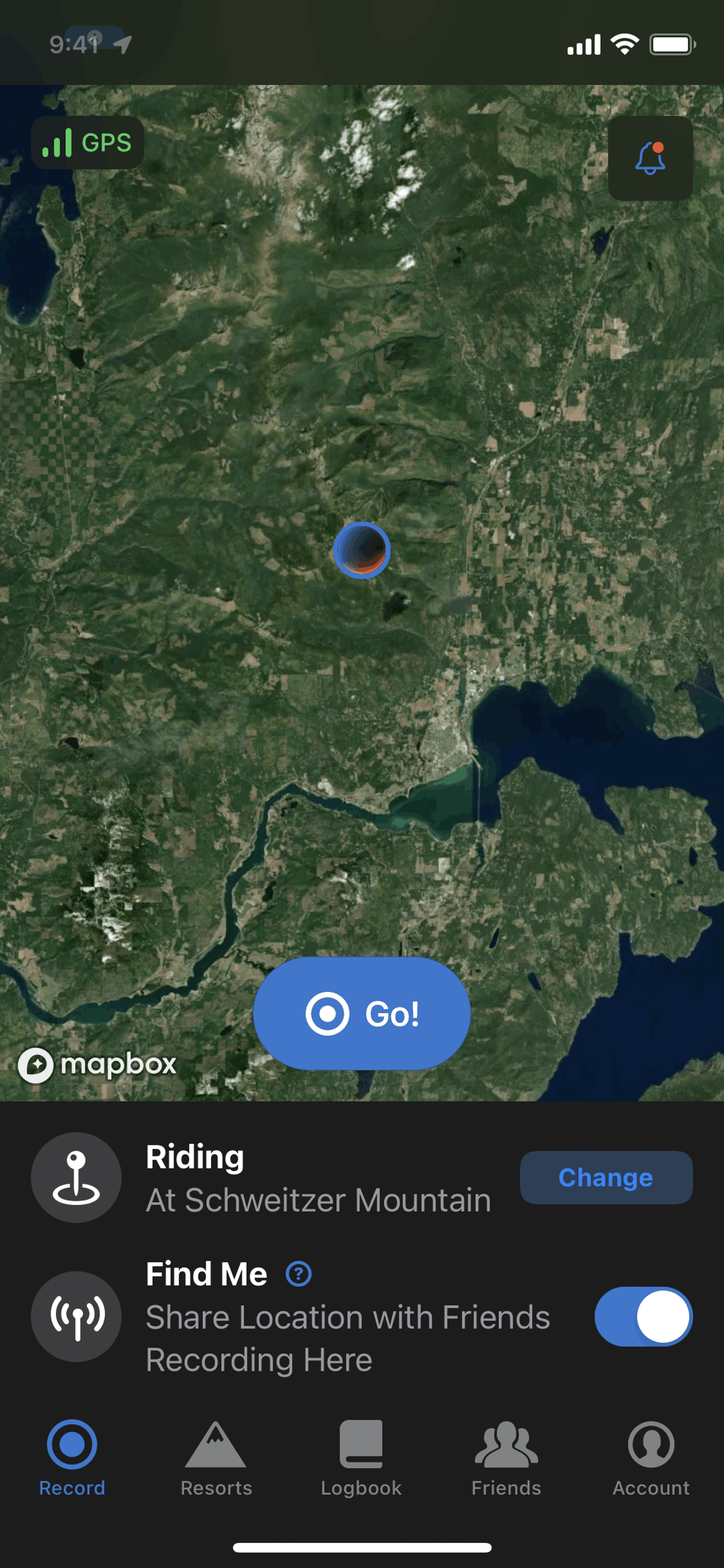 Slopes iOS Sports interface screenshot 6