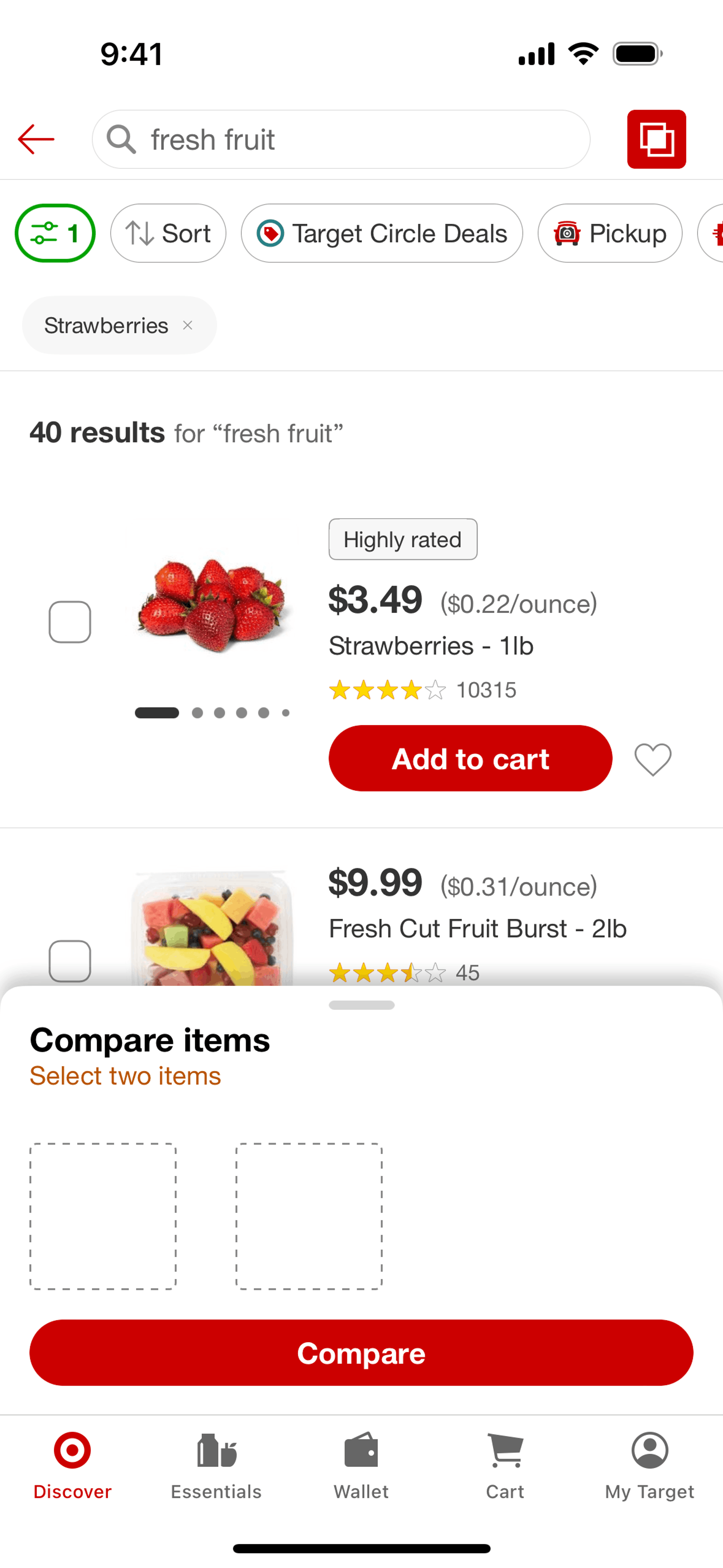 Target iOS Shopping interface screenshot 11