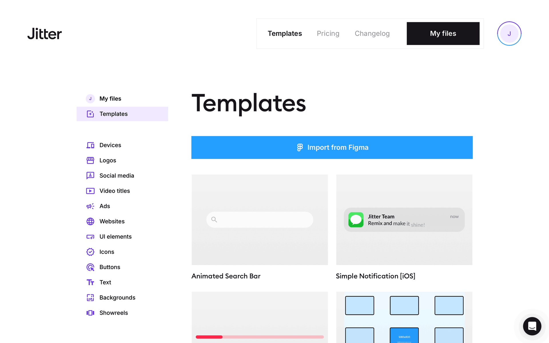 Jitter Web Graphics & Design interface screenshot 10