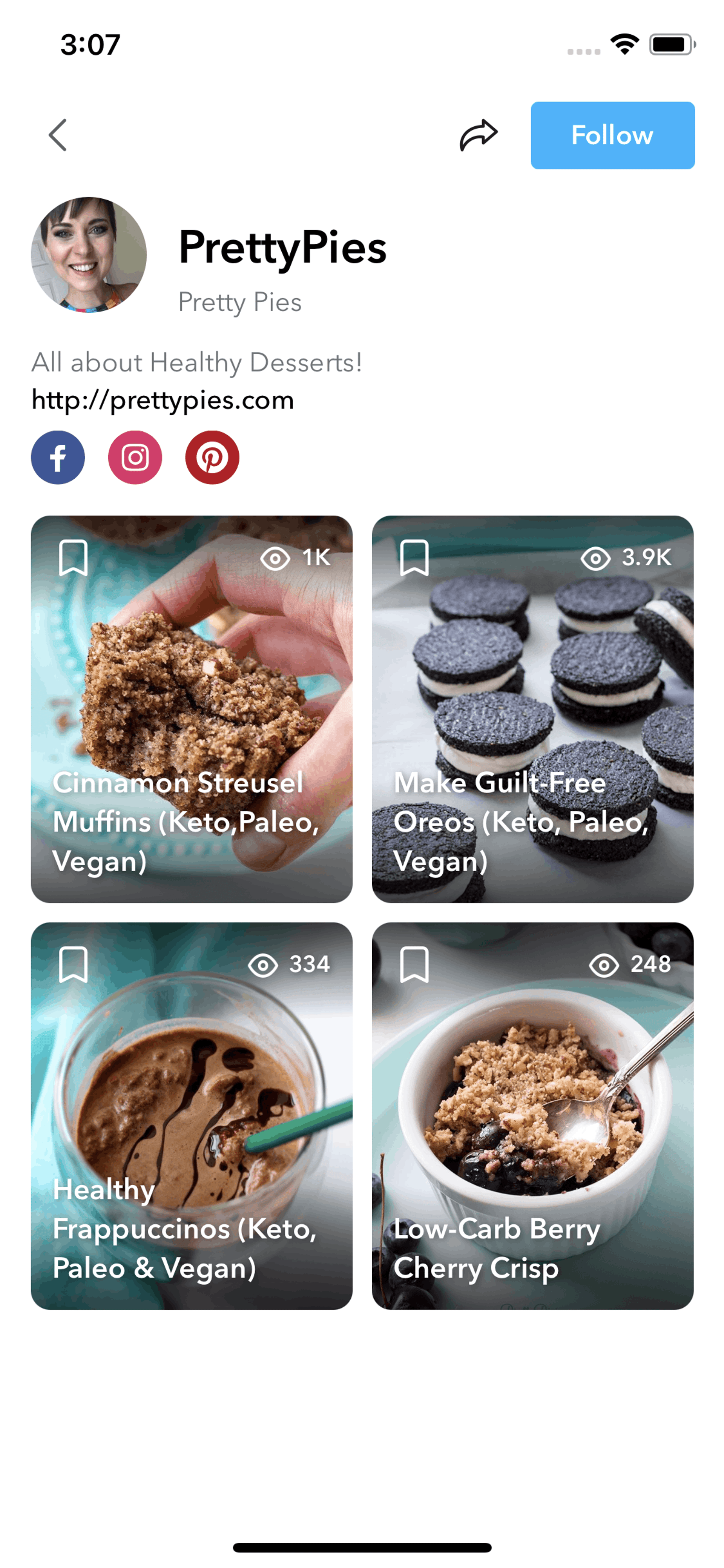 Jumprope iOS Photo & Video interface screenshot 23
