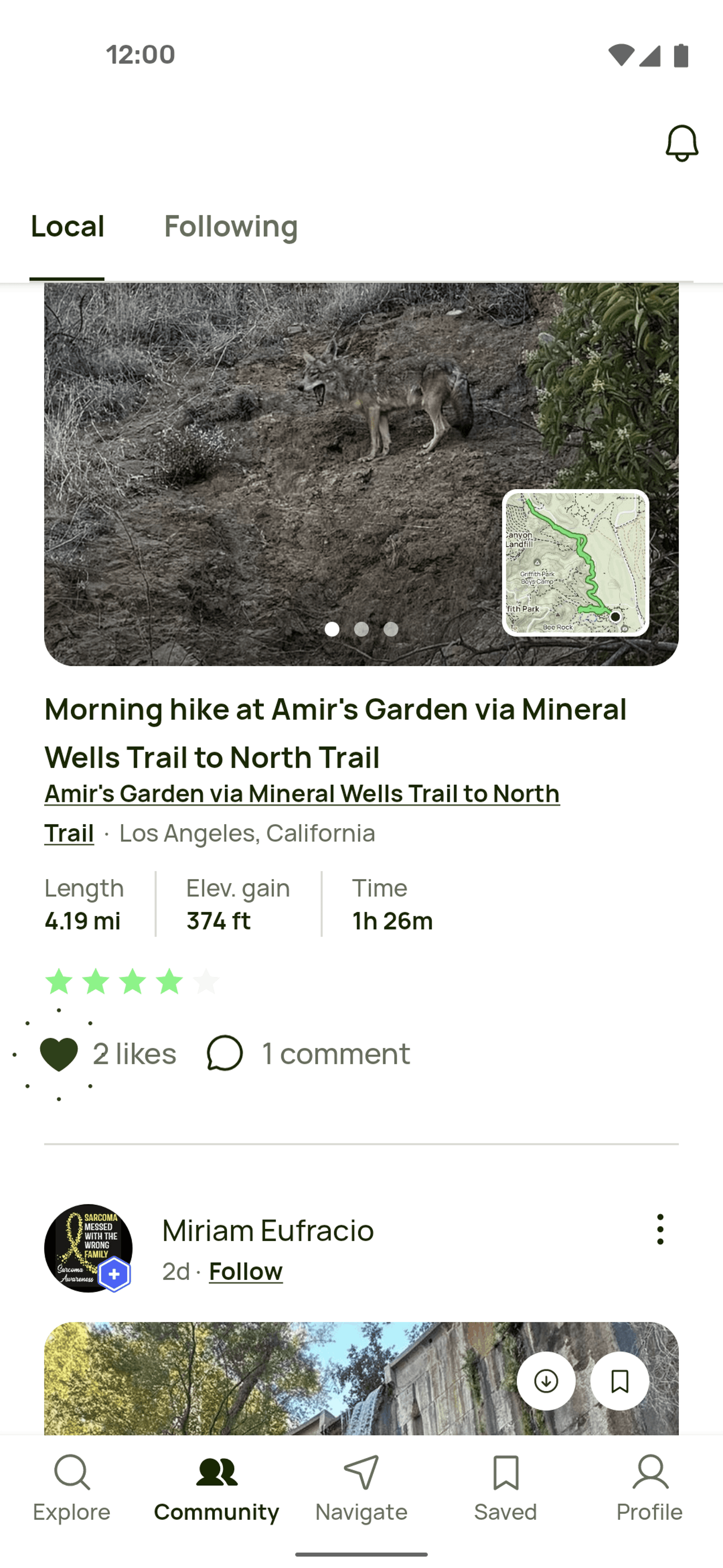 AllTrails Android Health & Fitness interface screenshot 19